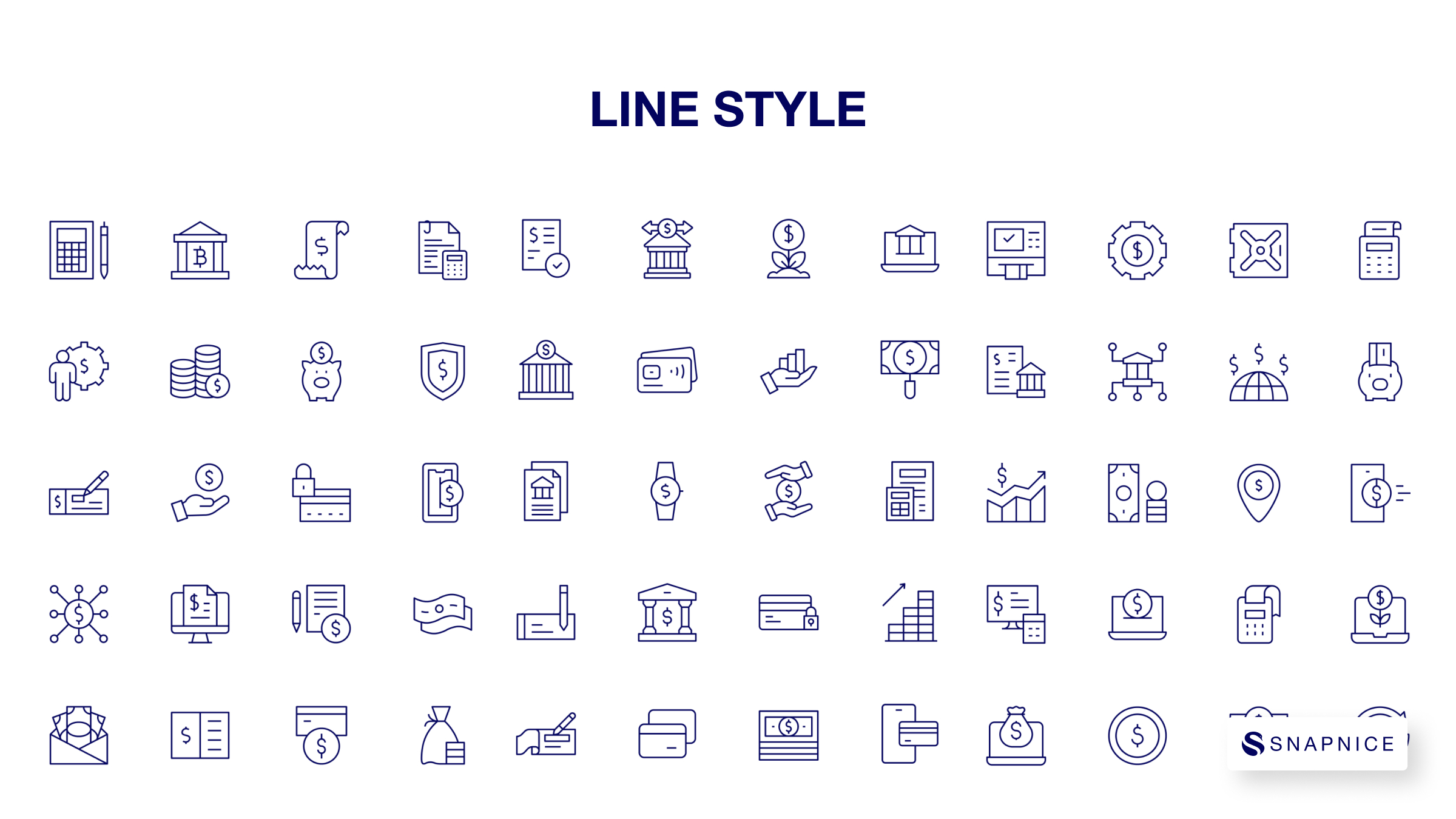 Banking Icon Set P1 8