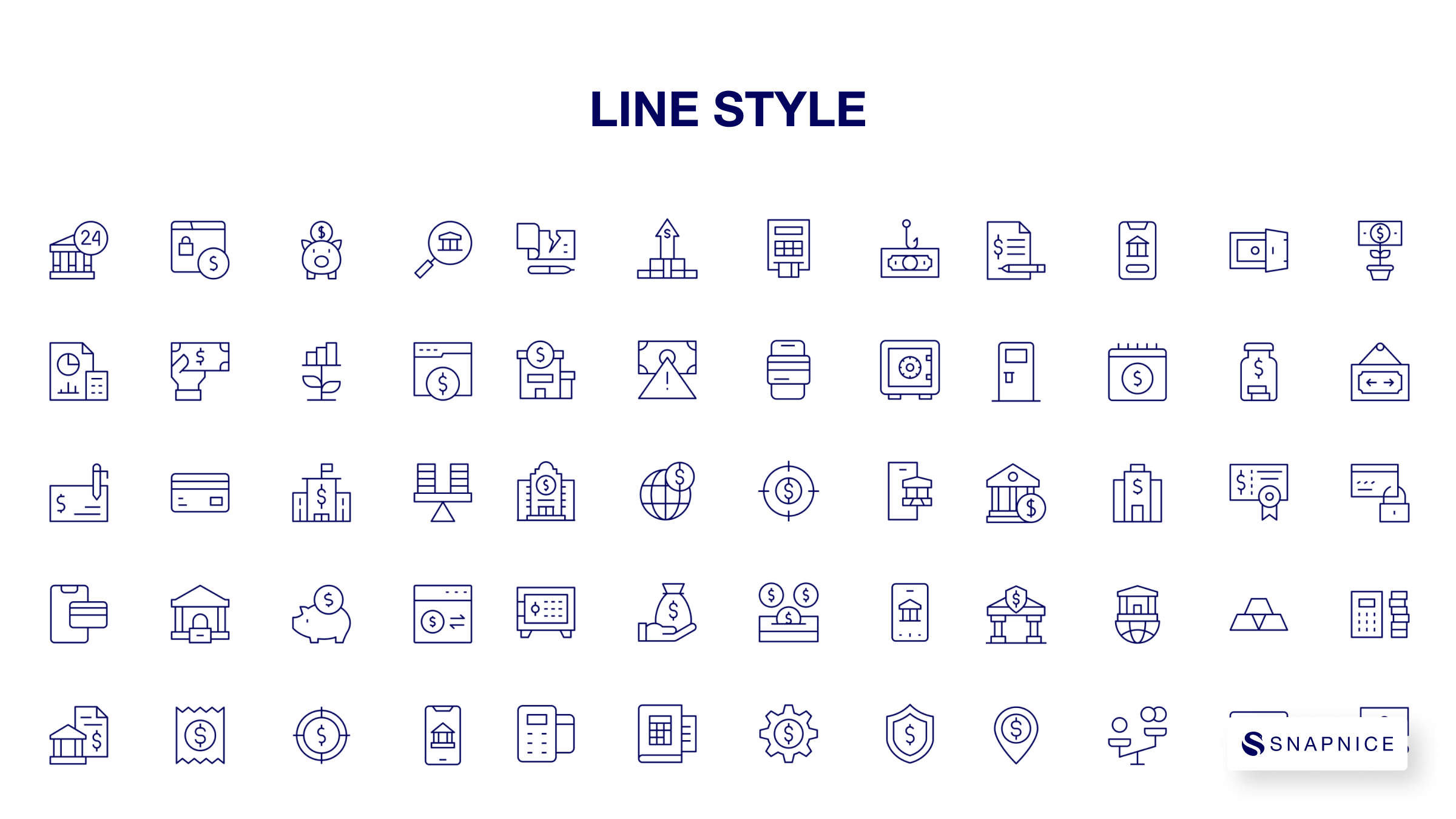 Banking Icon Set P2 8