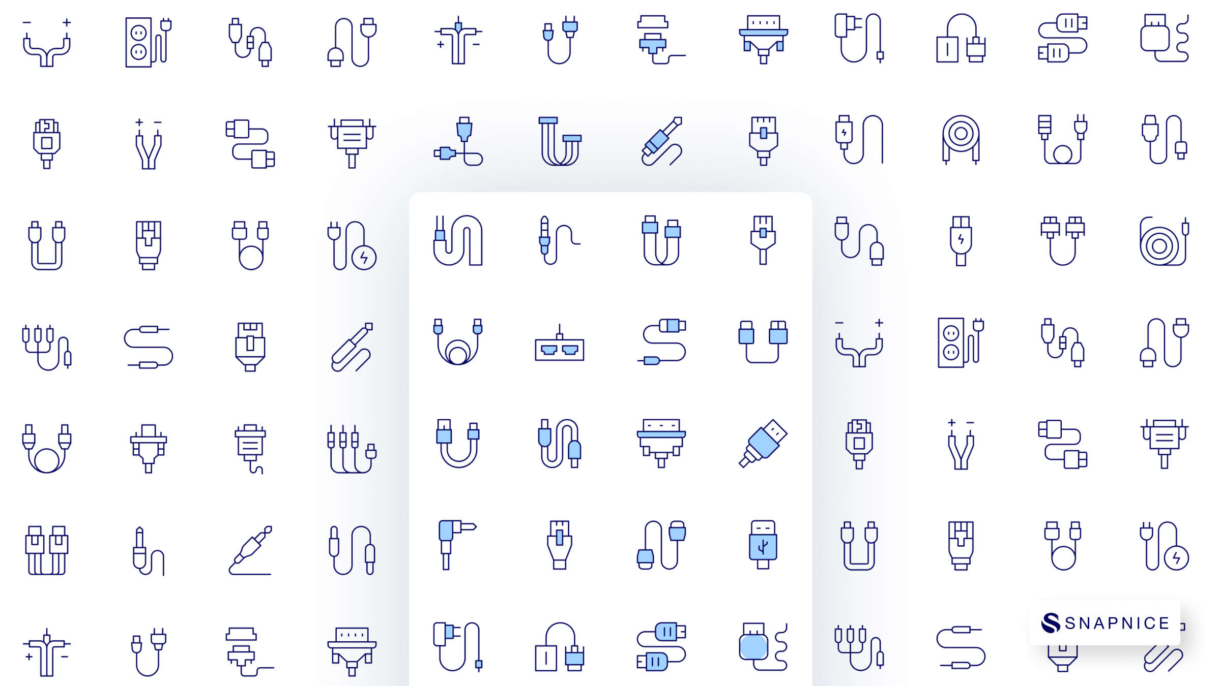 Cable Icon Set 3