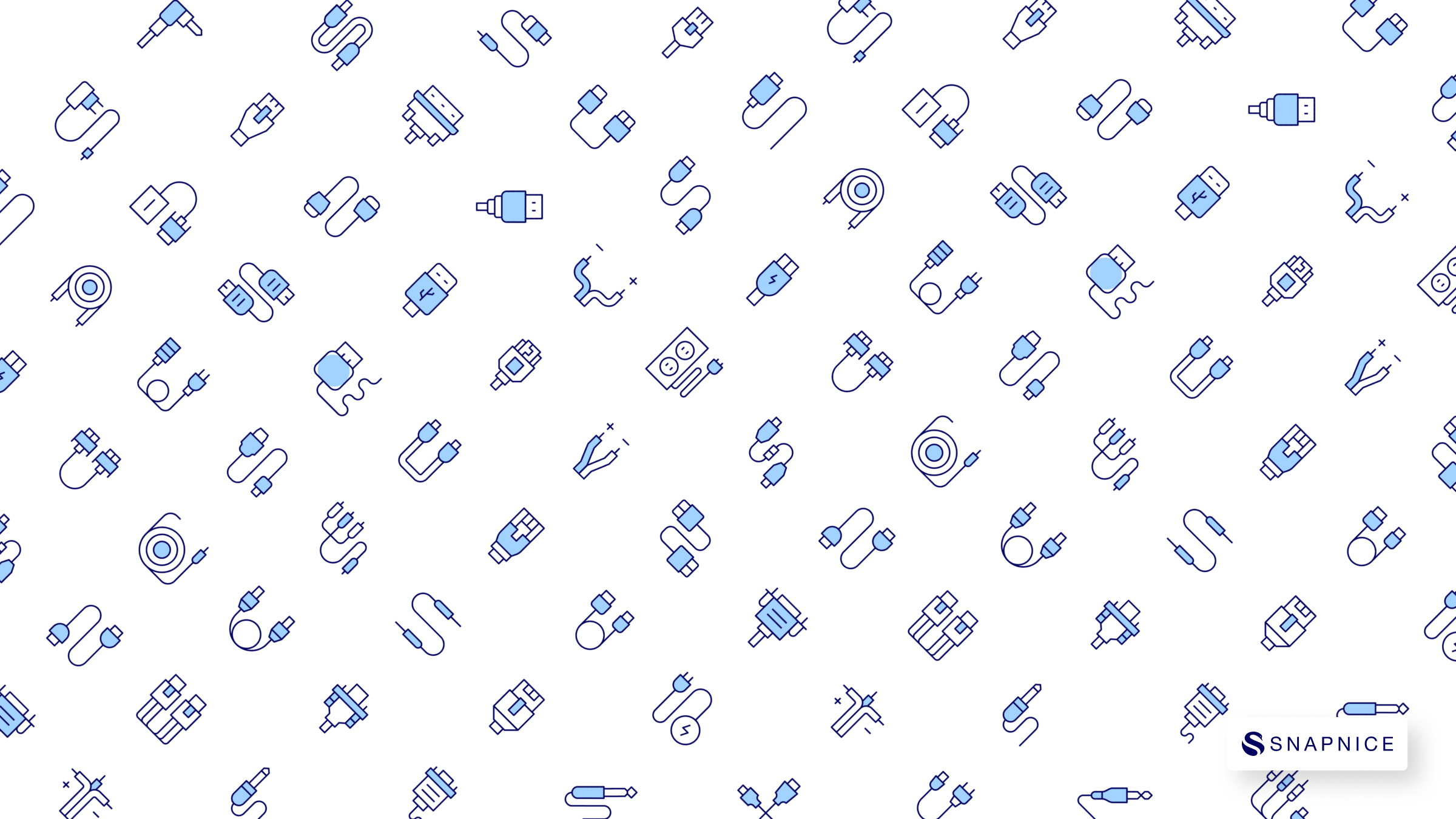 Cable Icon Set 5