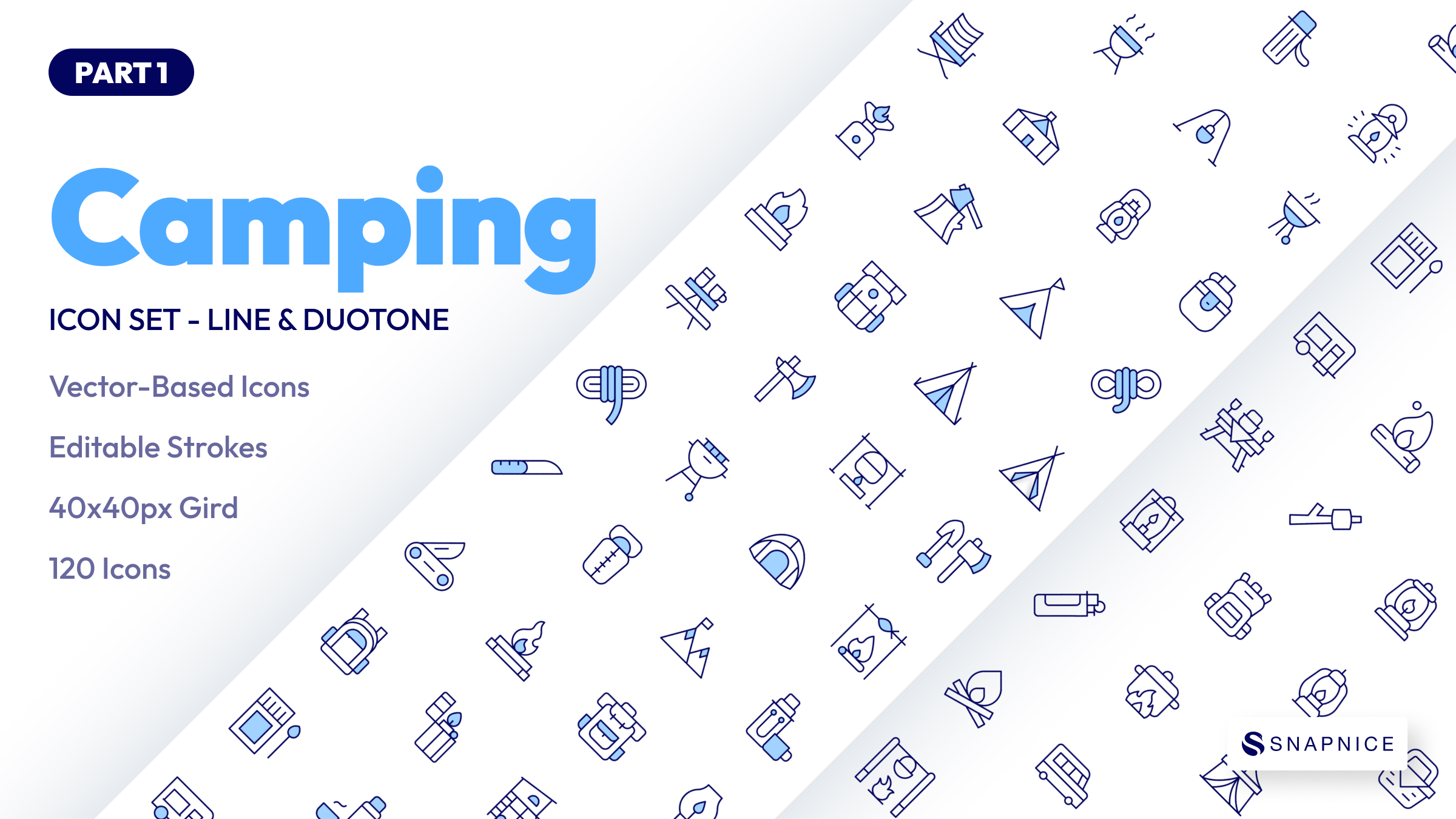 Camping Icon Set P1 2