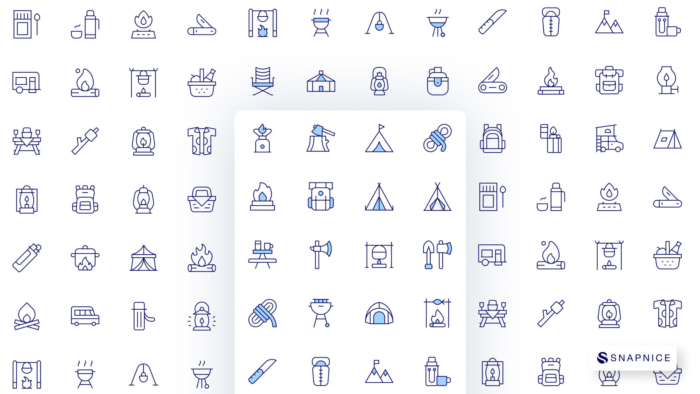 Camping Icon Set P1 3