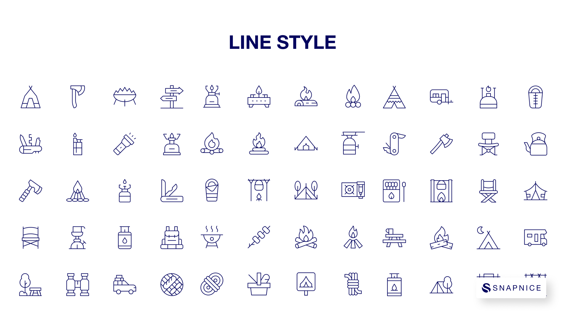 Camping Icon Set P2 8