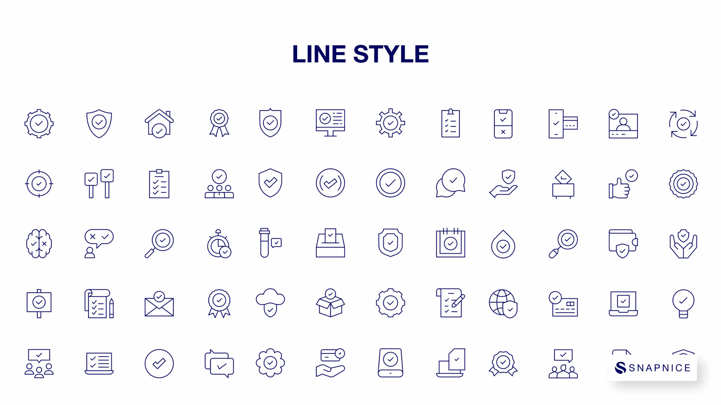 Checkmark Icon Set Part 1 7