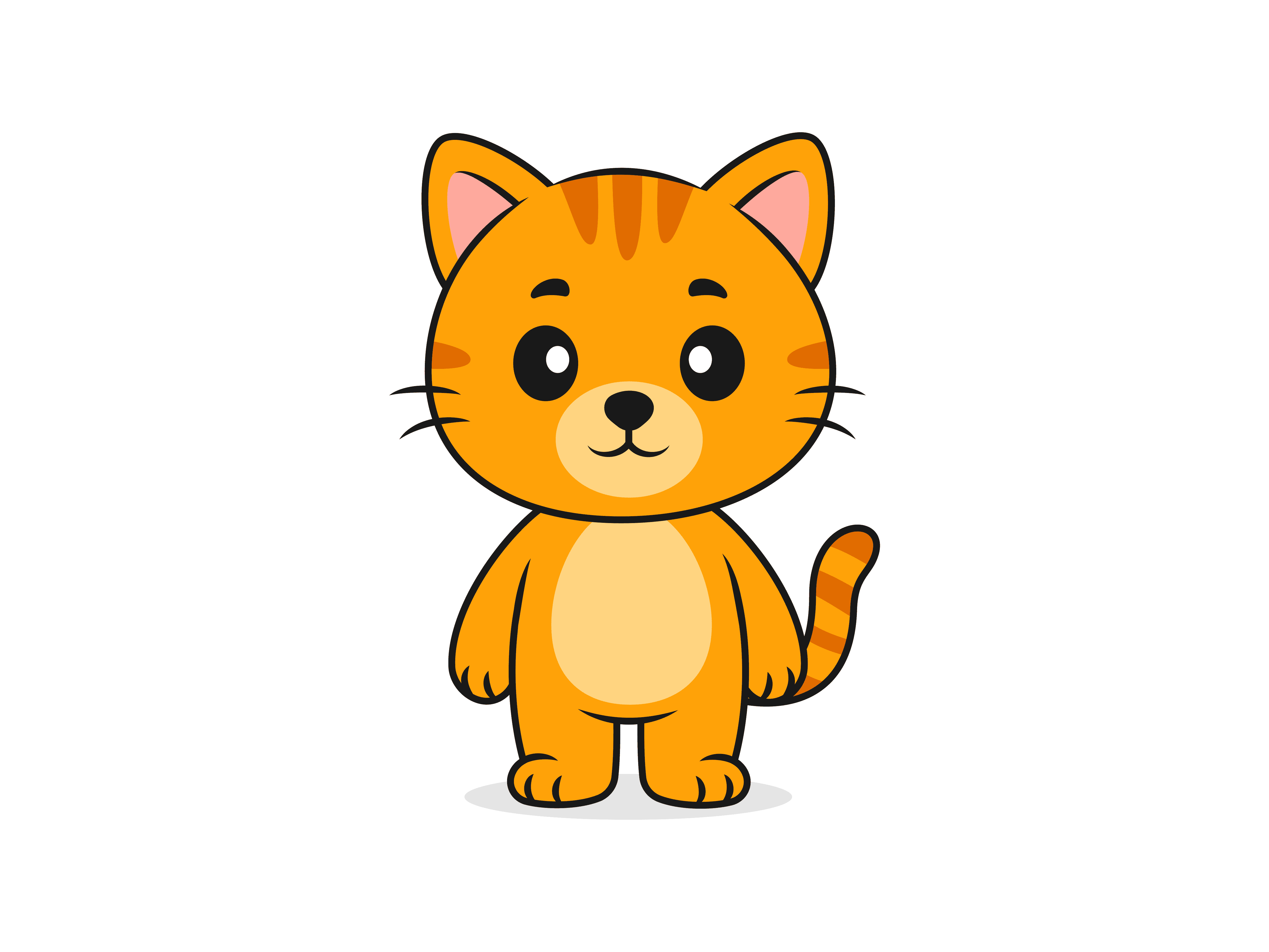 Cute Cat Cartoon Character Collection 1