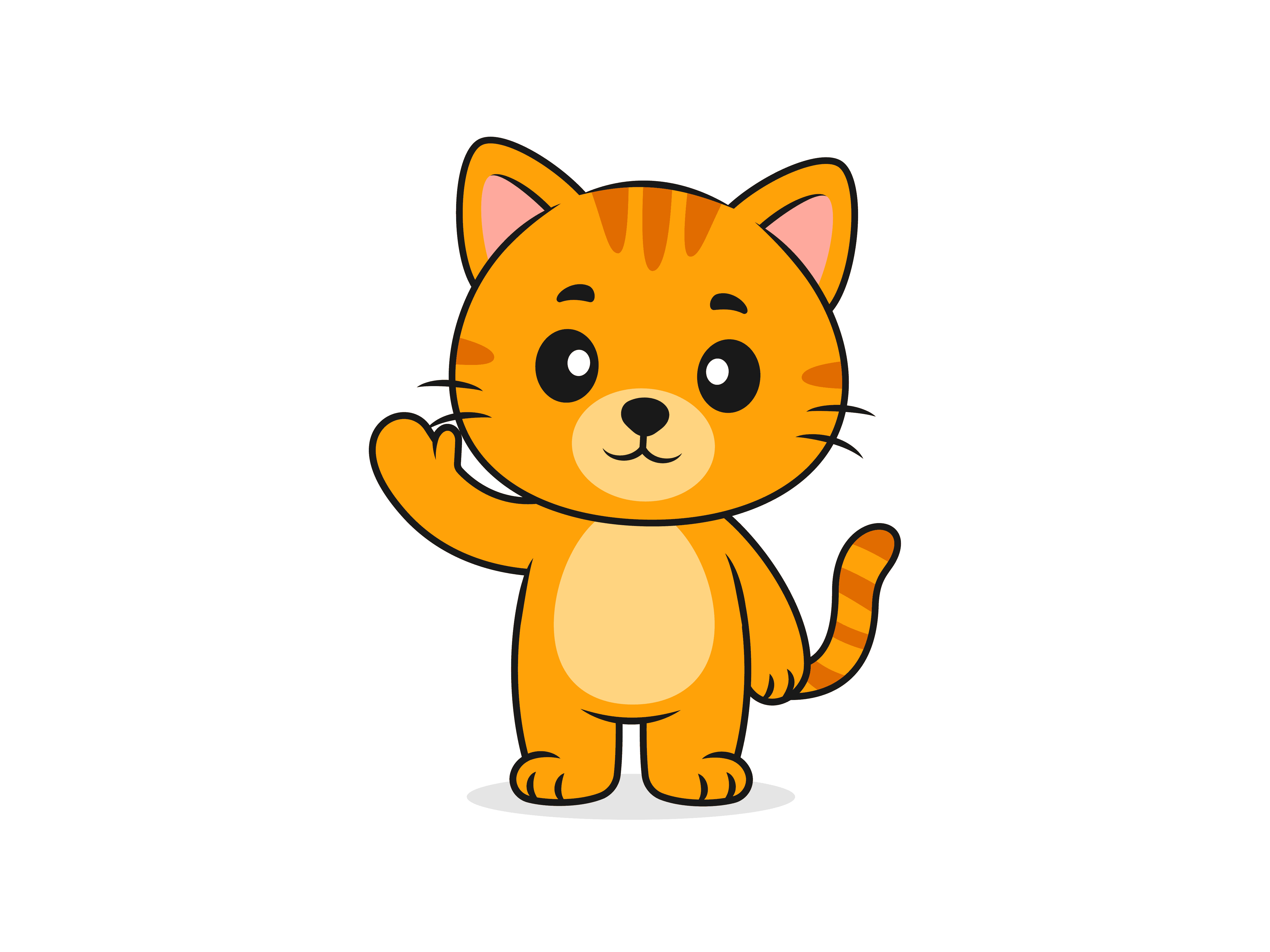 Cute Cat Cartoon Character Collection 10