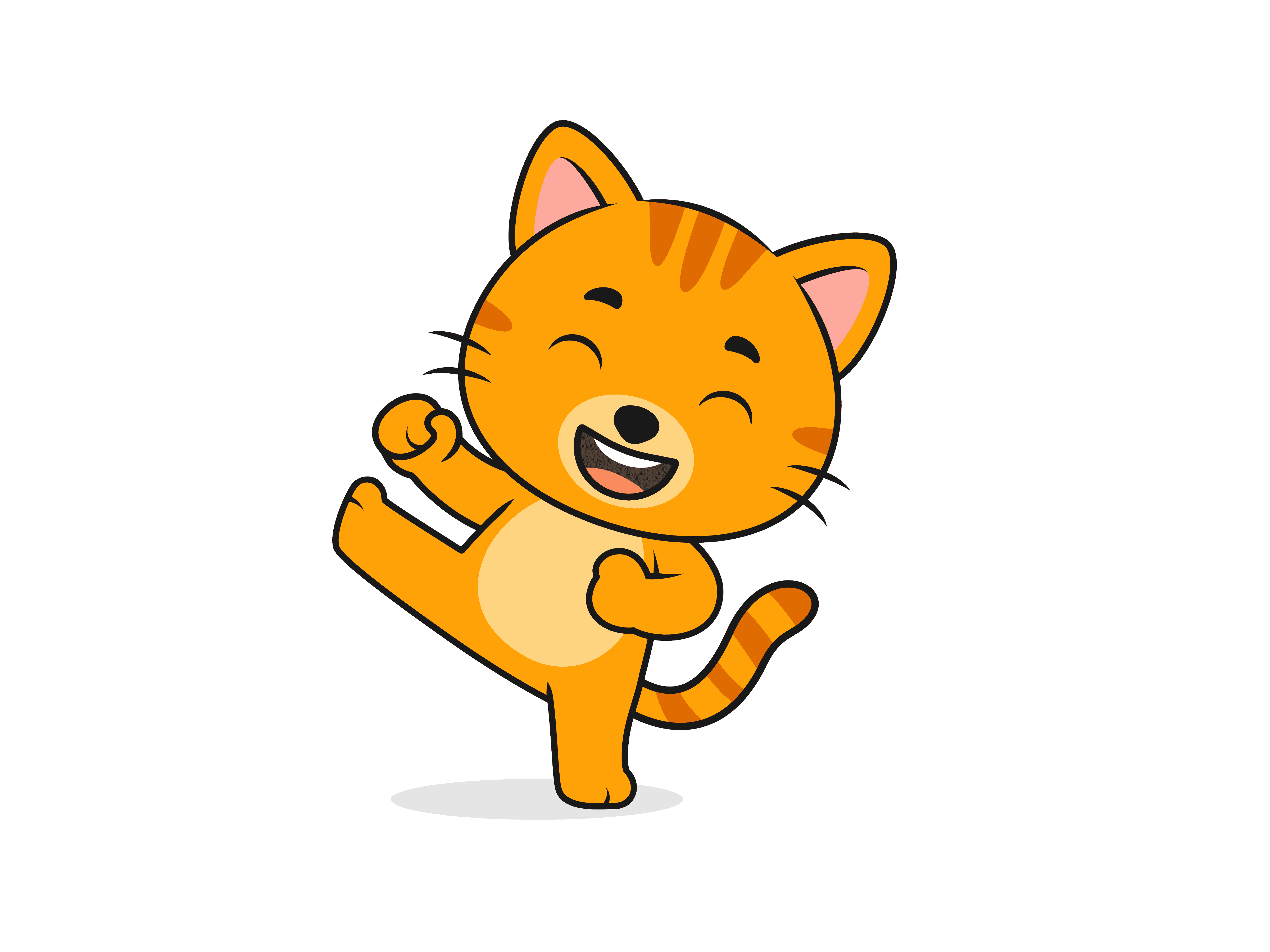Cute Cat Cartoon Character Collection 12