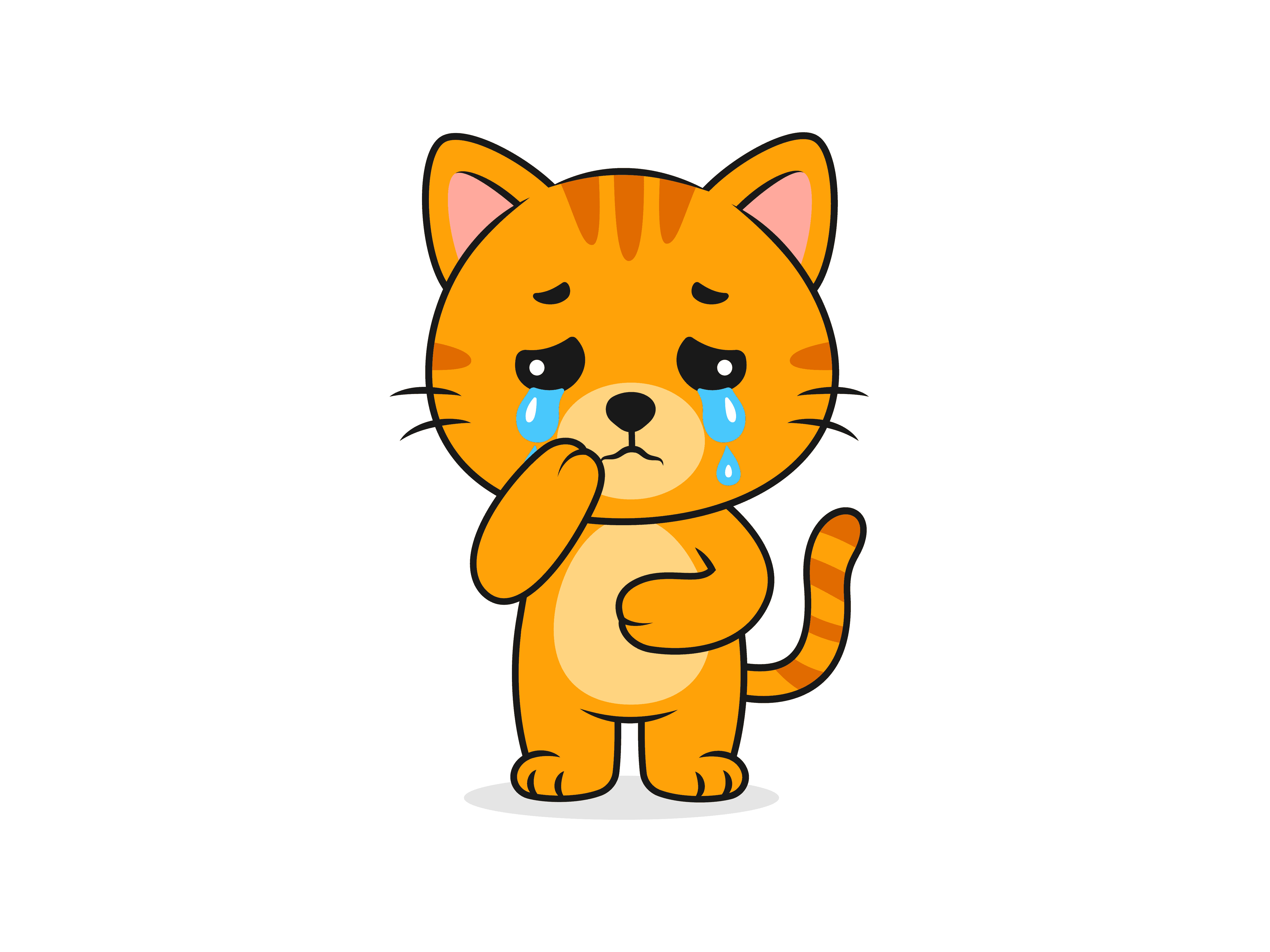 Cute Cat Cartoon Character Collection 13