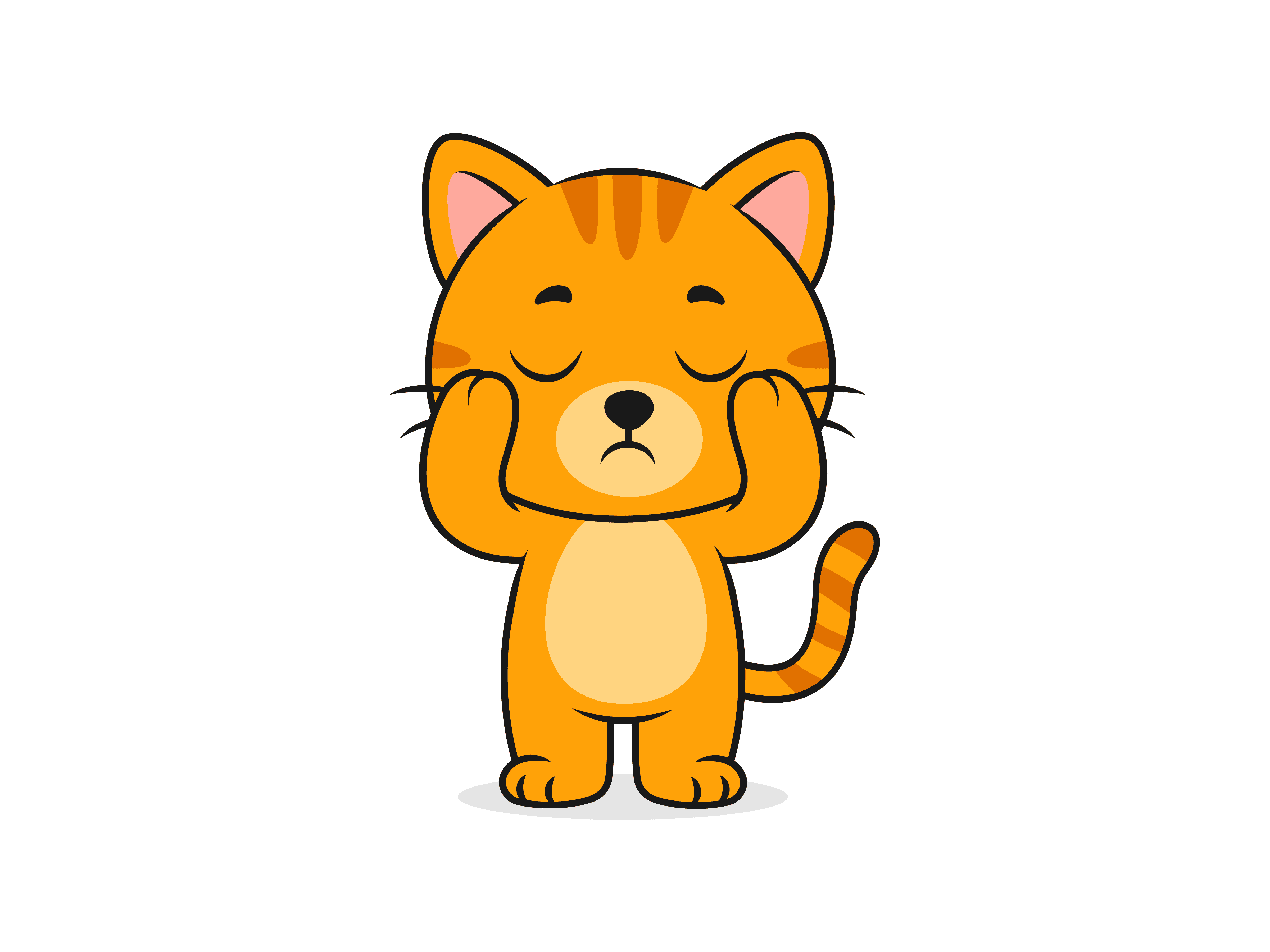 Cute Cat Cartoon Character Collection 14