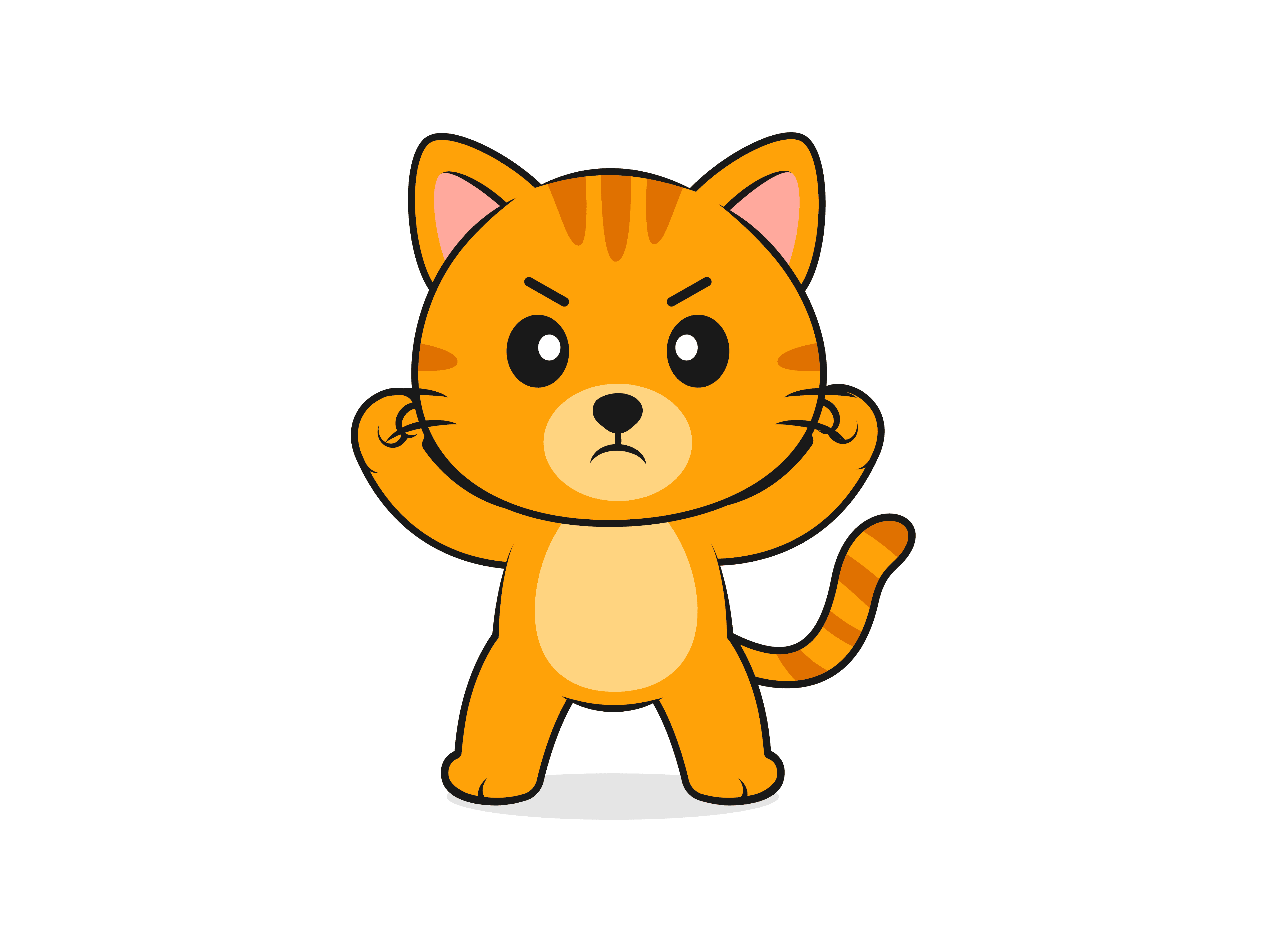 Cute Cat Cartoon Character Collection 15