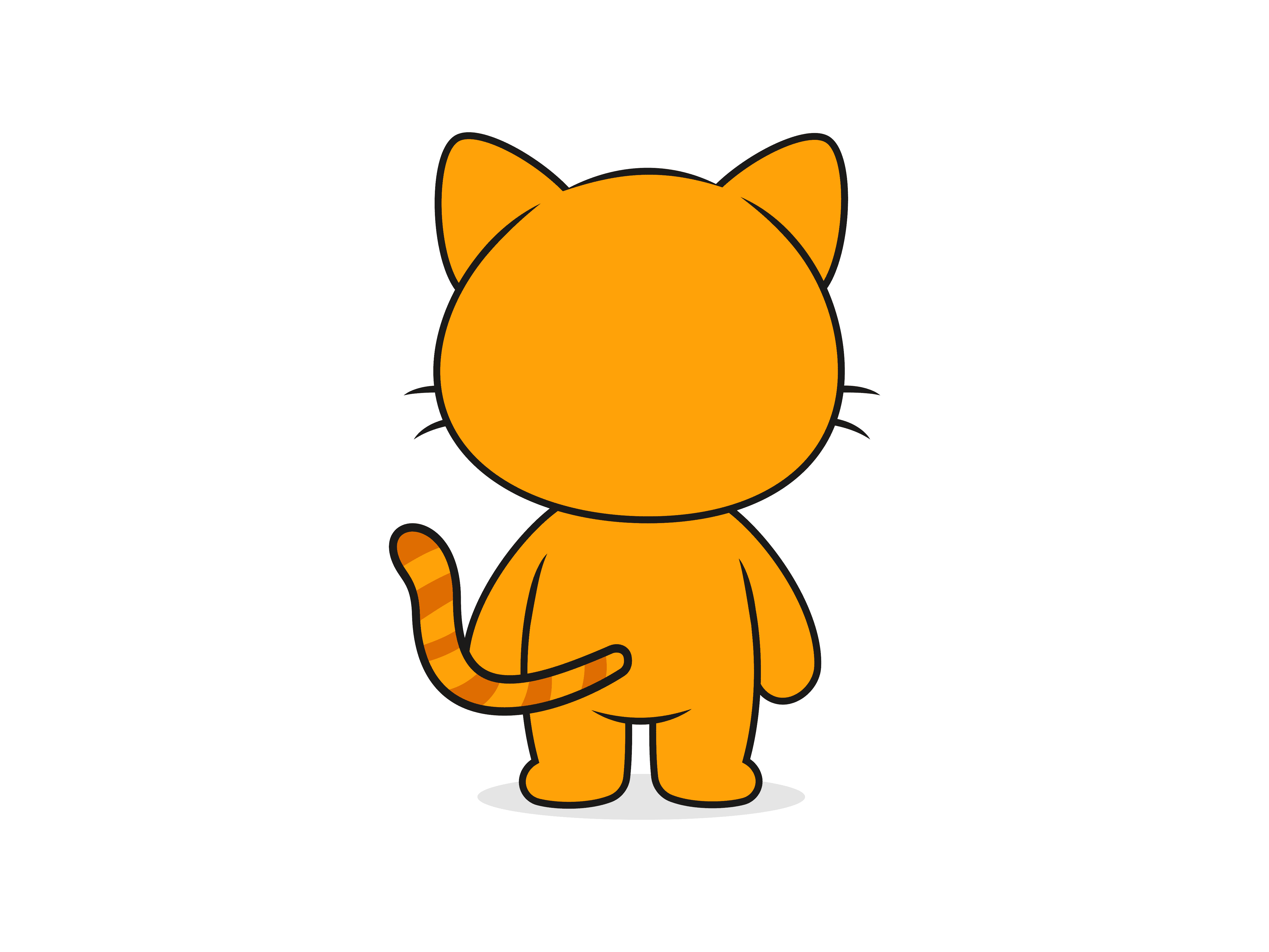 Cute Cat Cartoon Character Collection 4