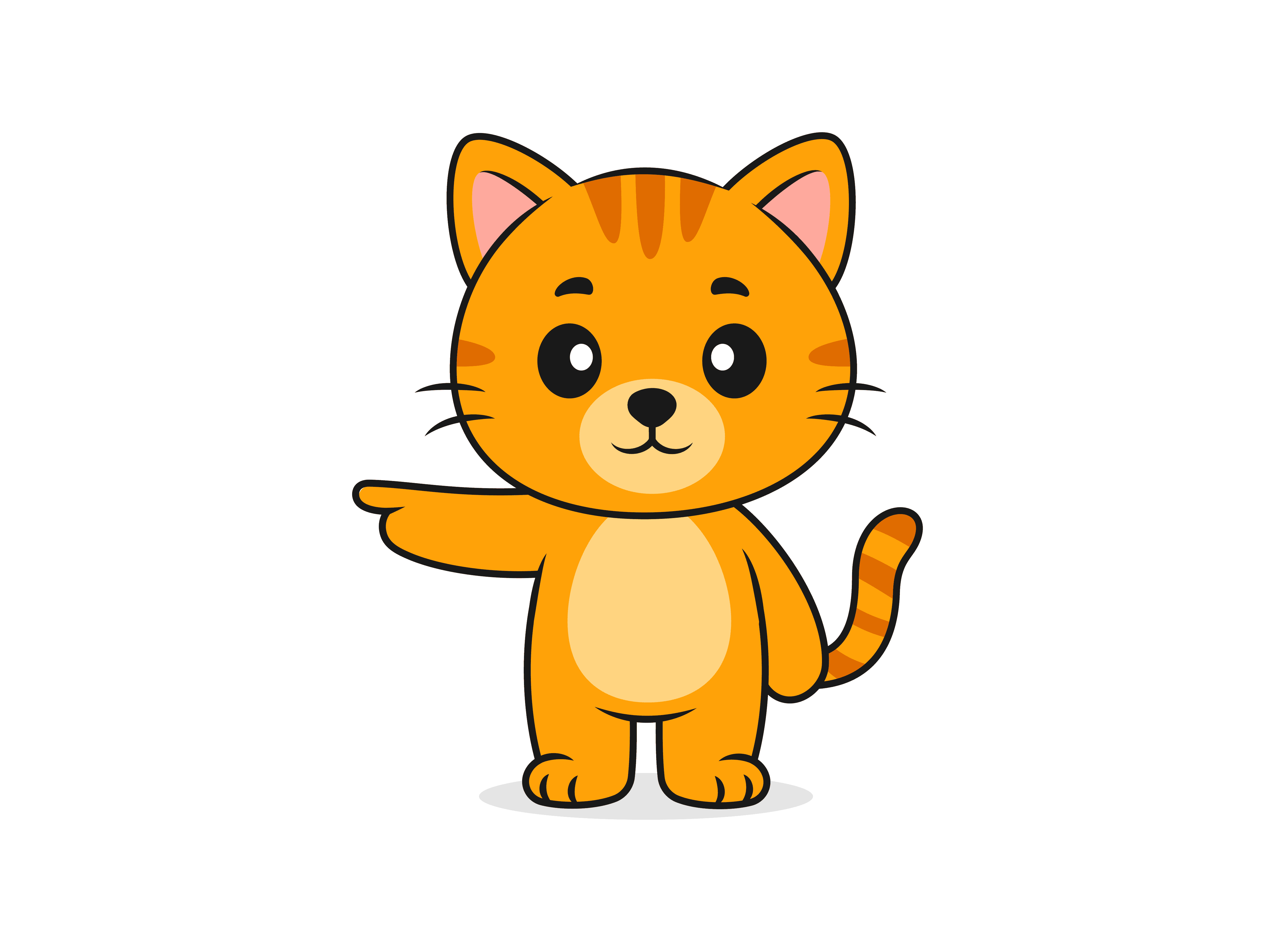 Cute Cat Cartoon Character Collection 6