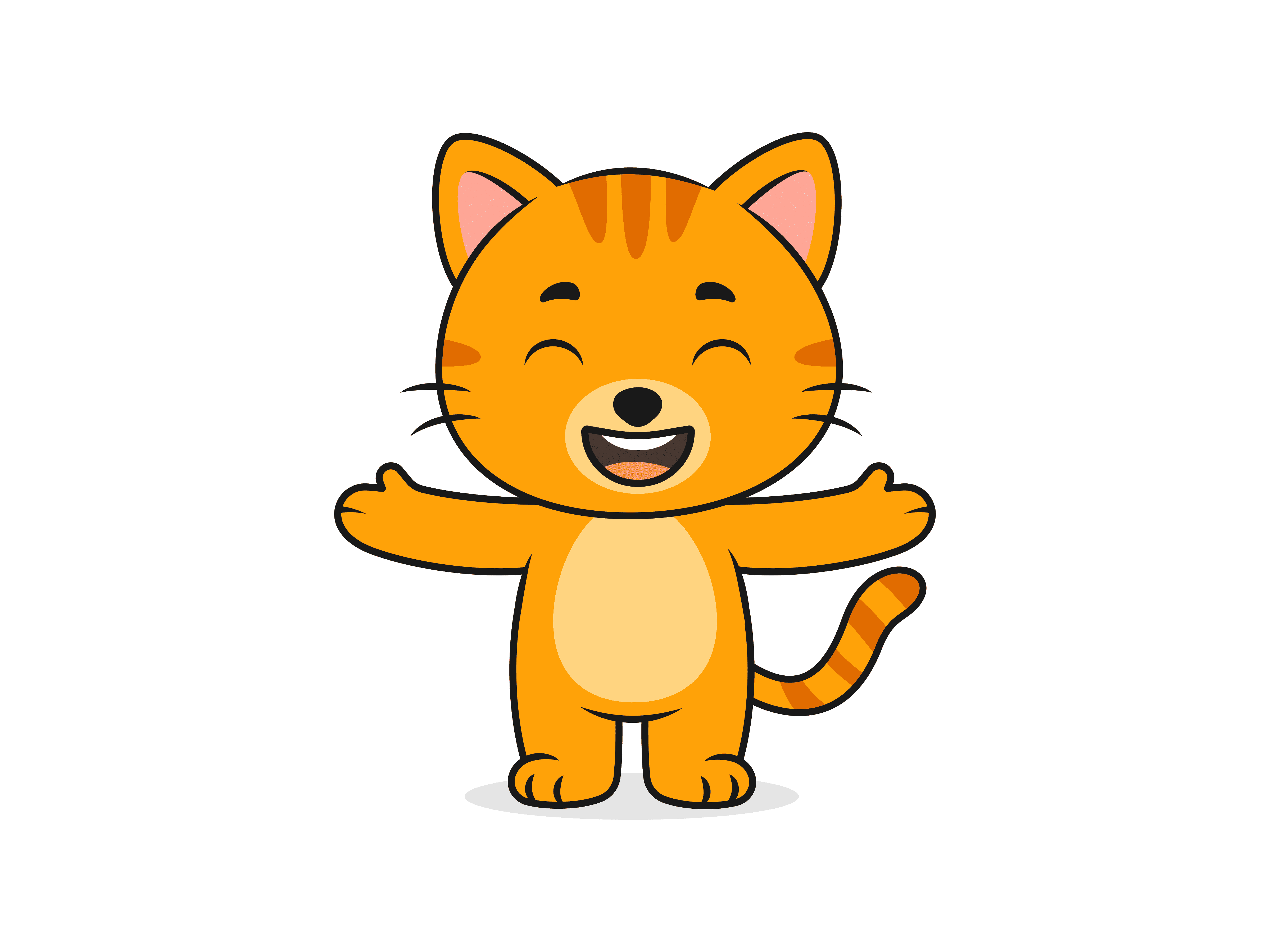 Cute Cat Cartoon Character Collection 7