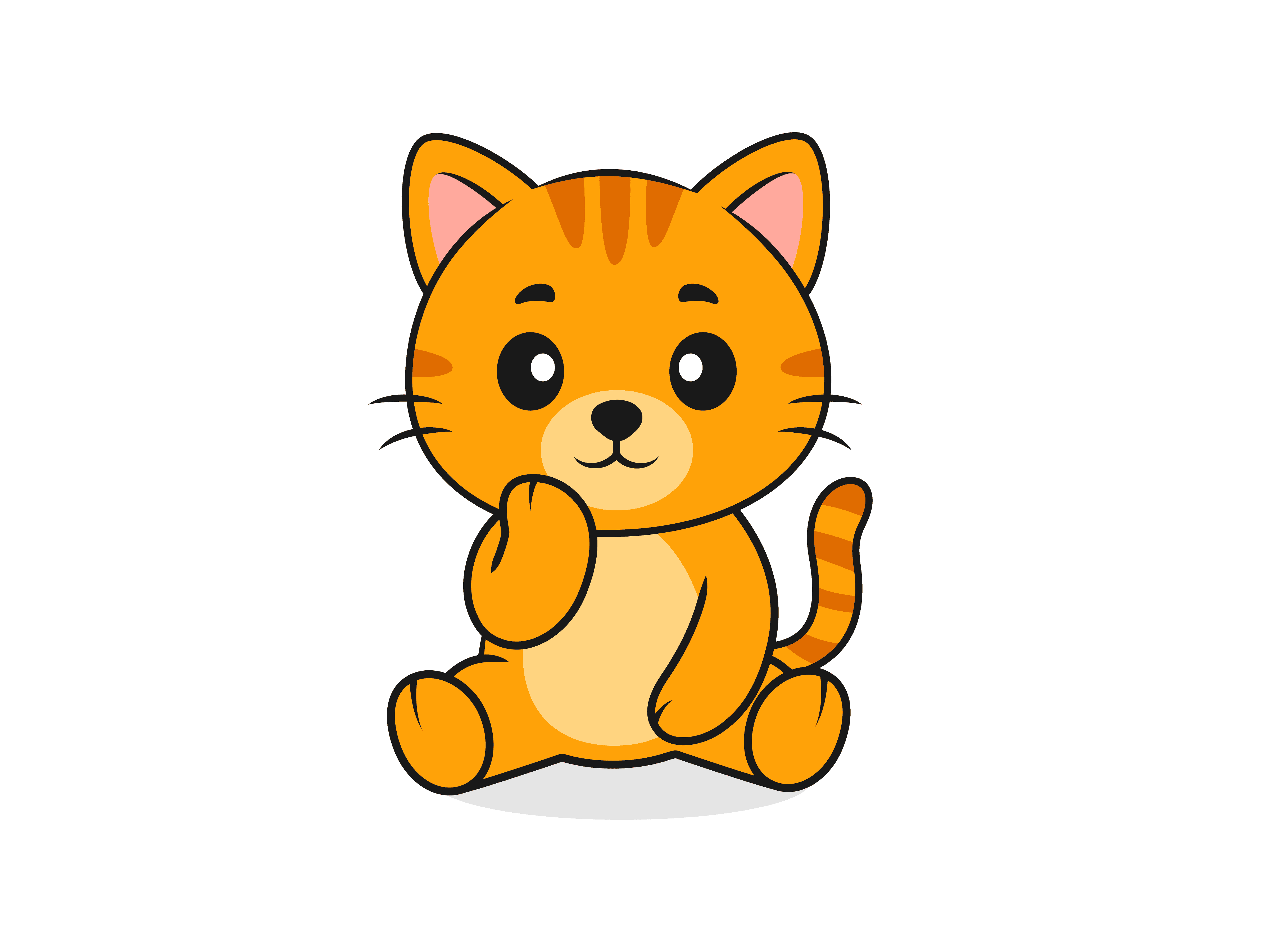 Cute Cat Cartoon Character Collection 8