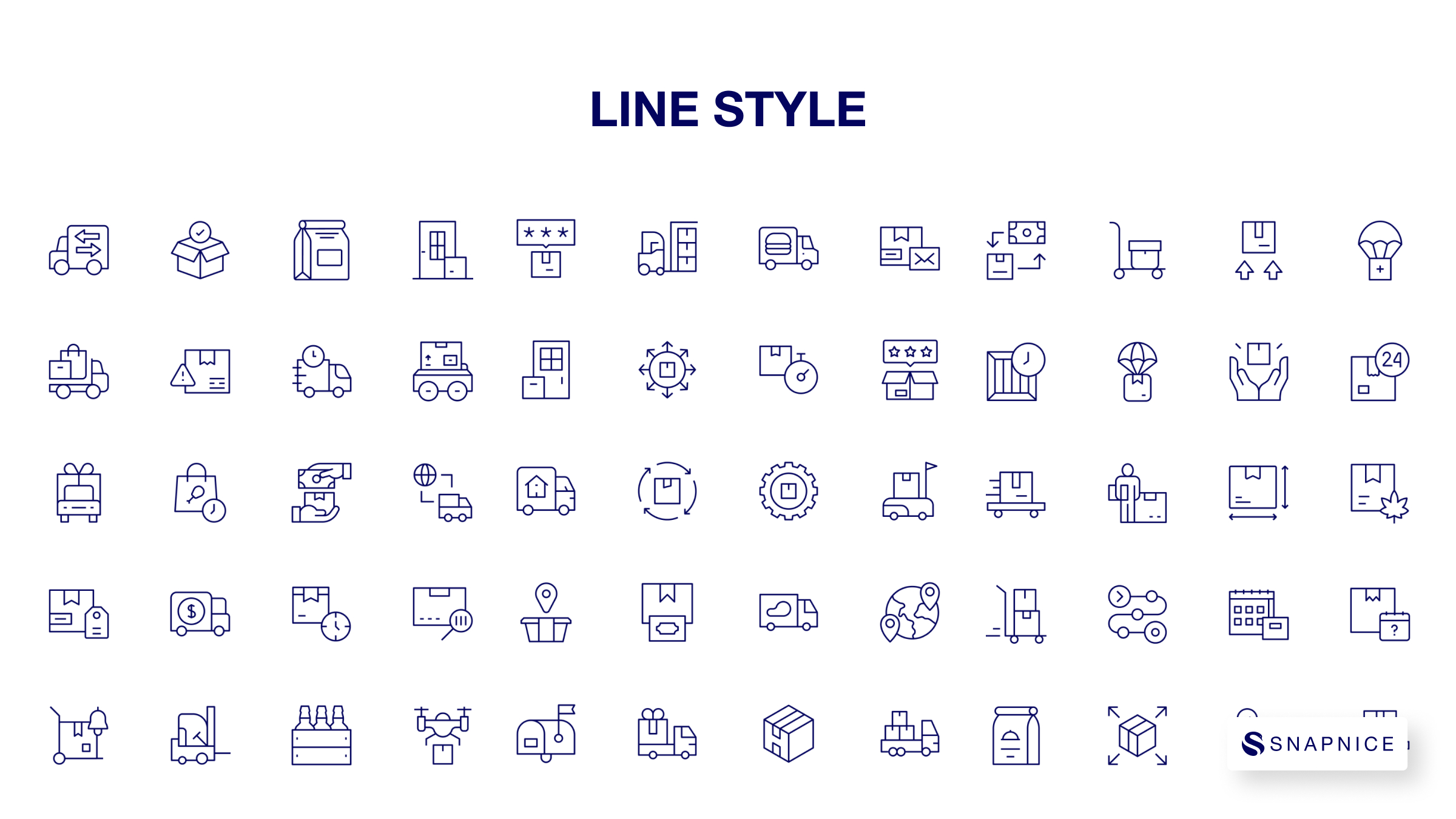 Delivery Icon Set P1 8