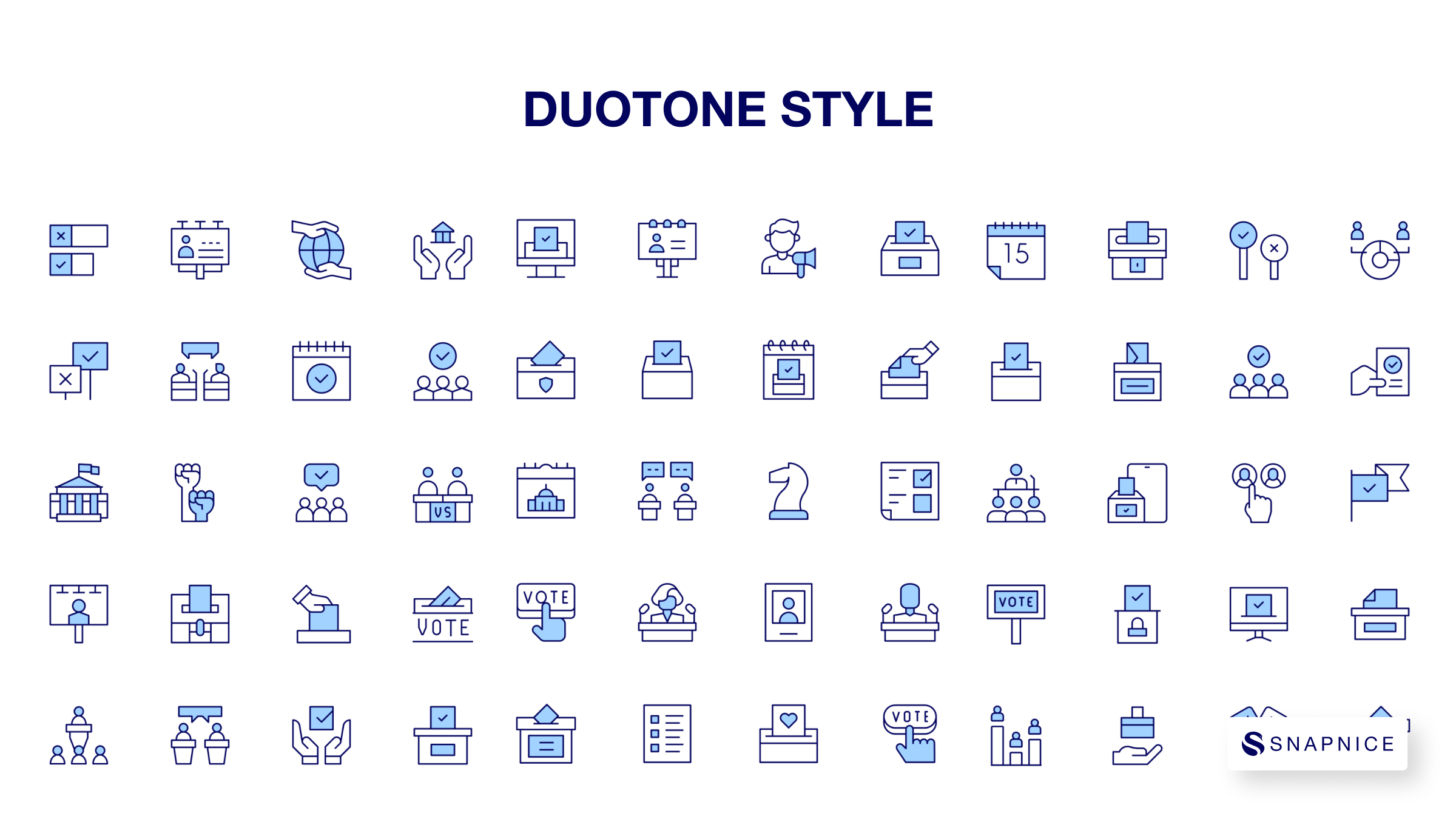 Democracy Icon Set 7