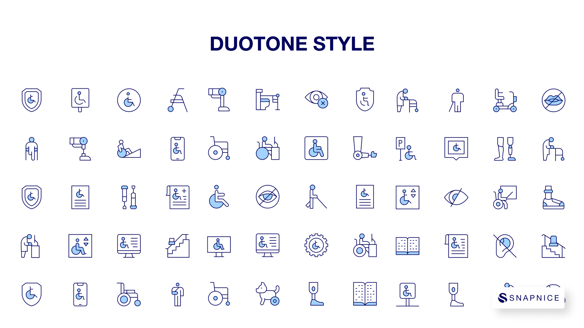 Disability Icon Set 7