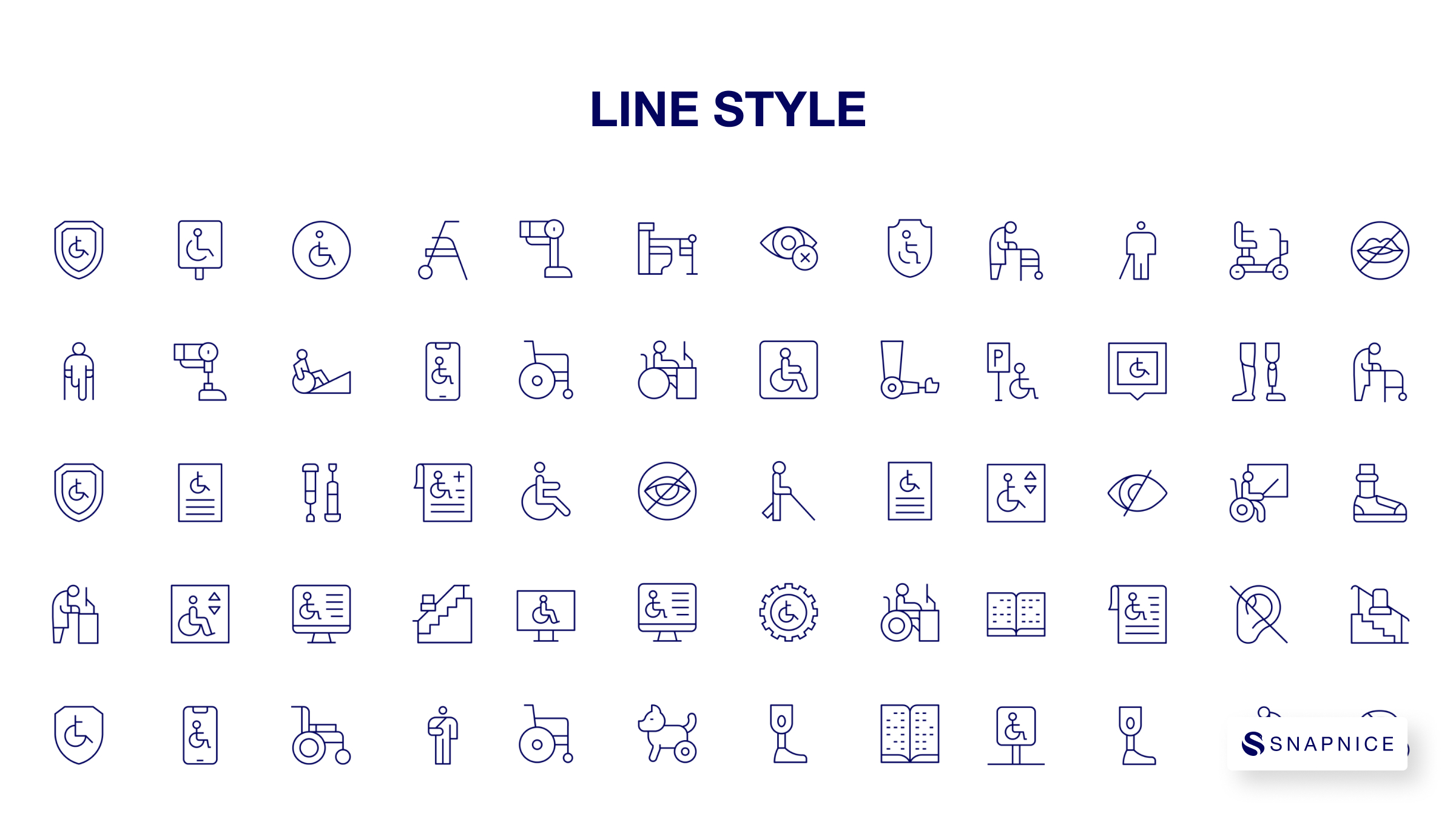 Disability Icon Set 8