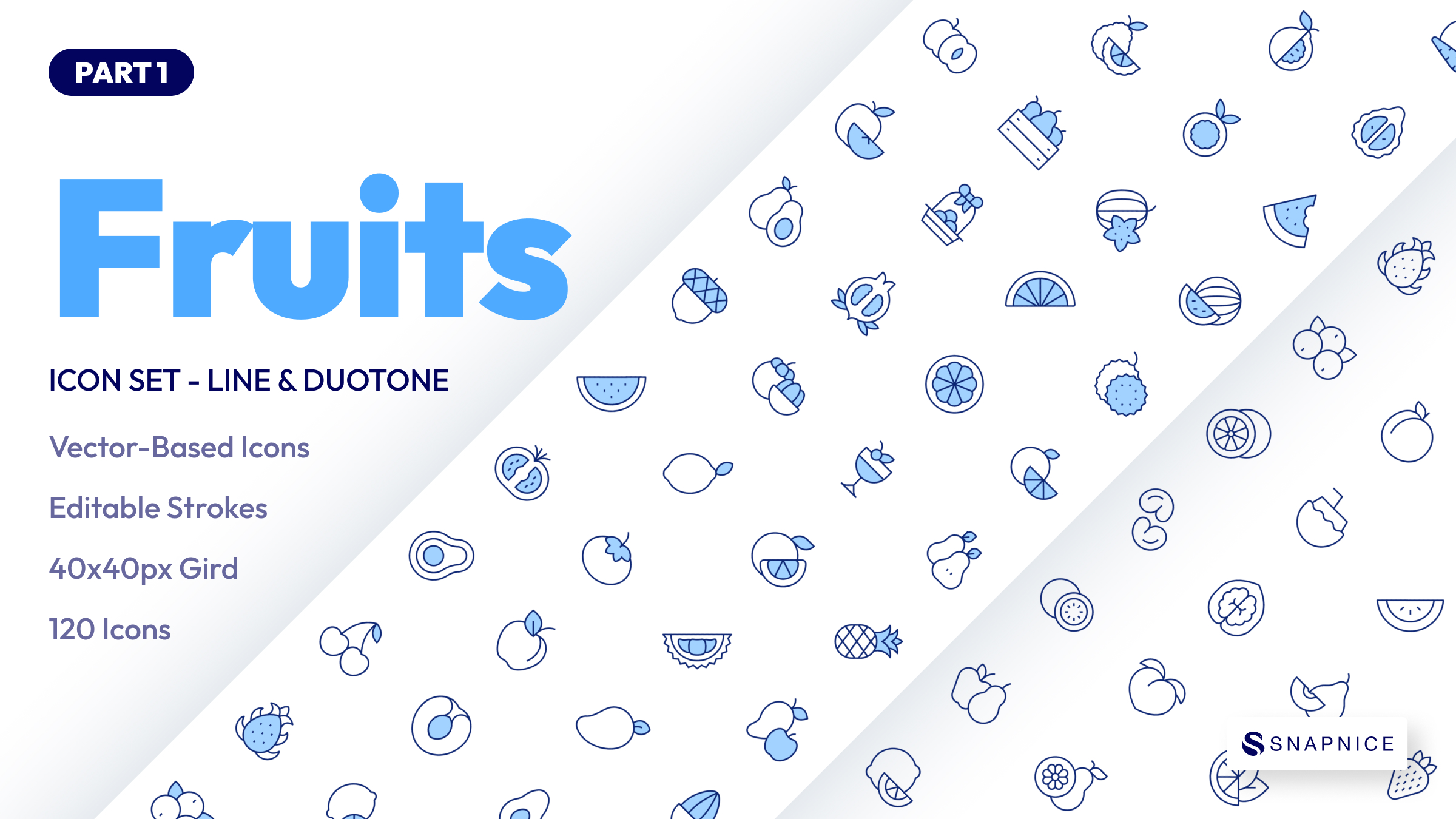 Fruits Icon Set 2