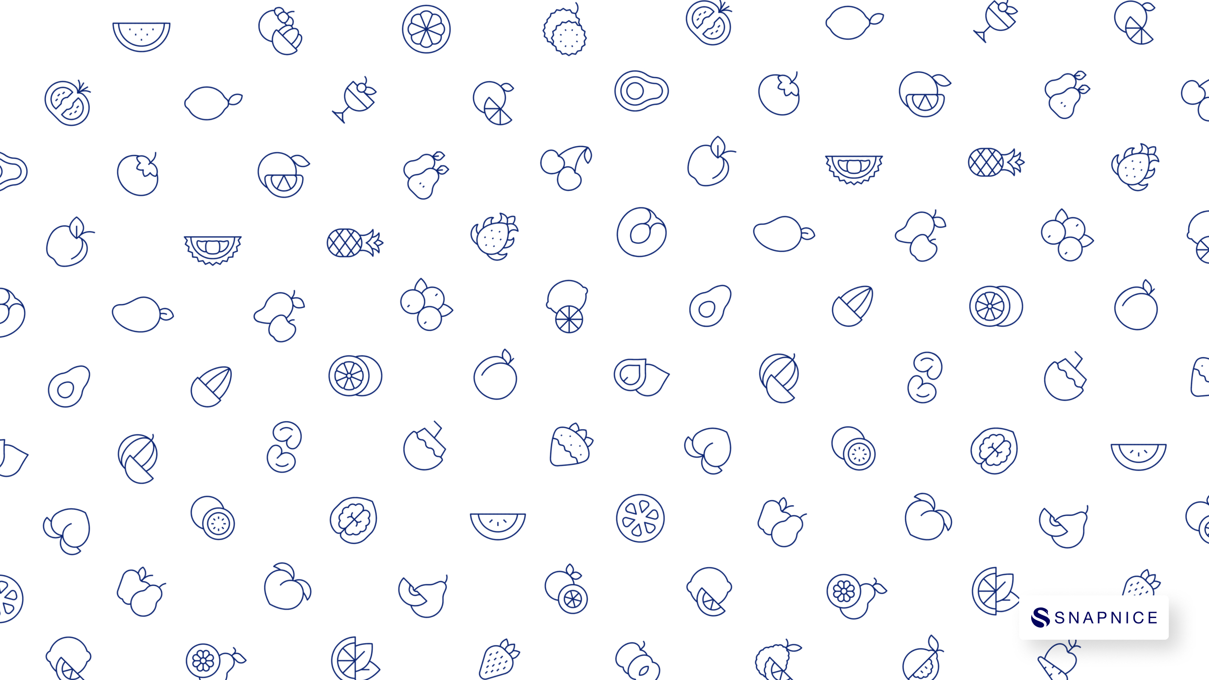 Fruits Icon Set 6