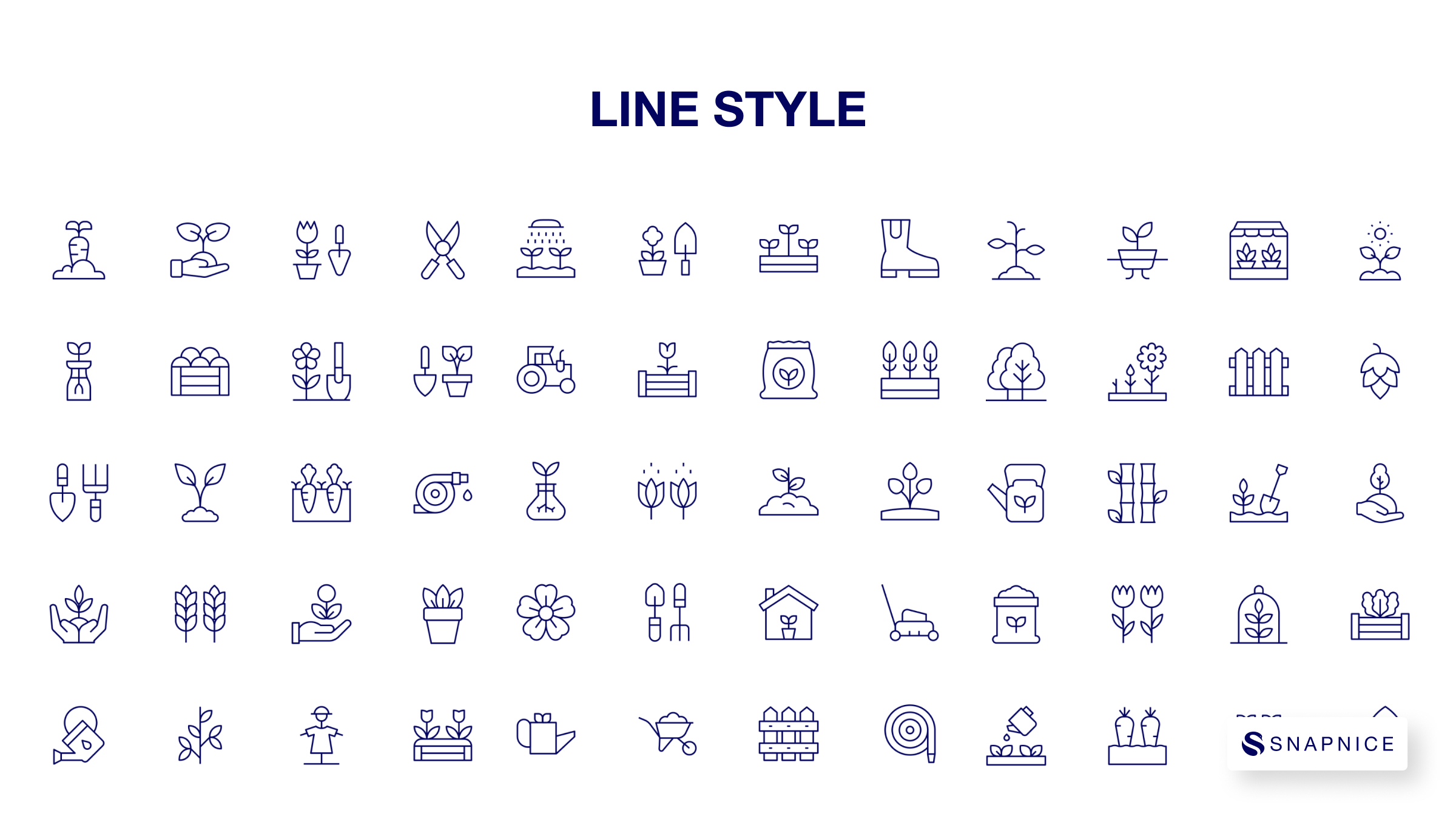 Gardening Icon Set 8