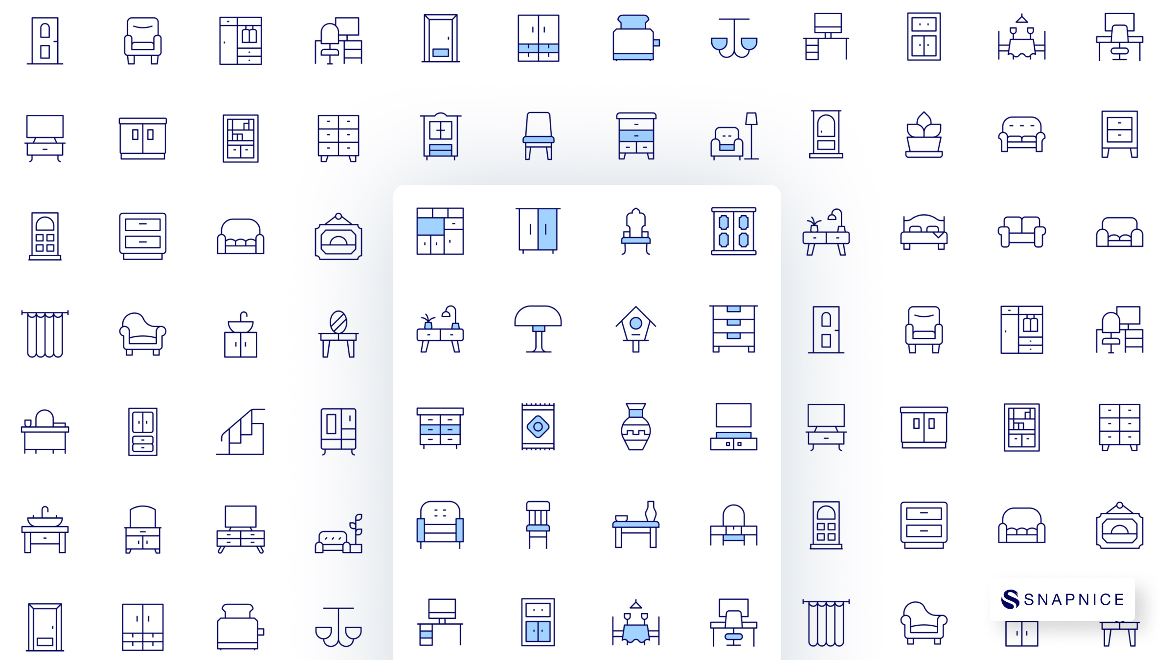 Home furniture Icon Set P1 3