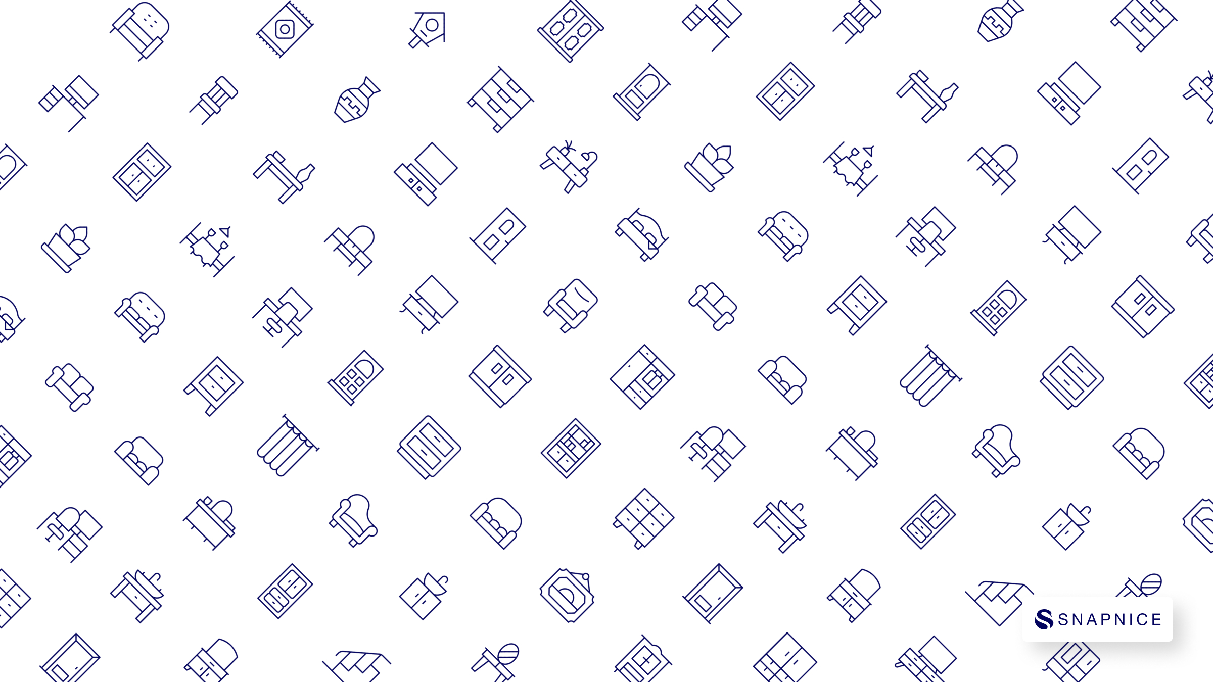 Home furniture Icon Set P1 6