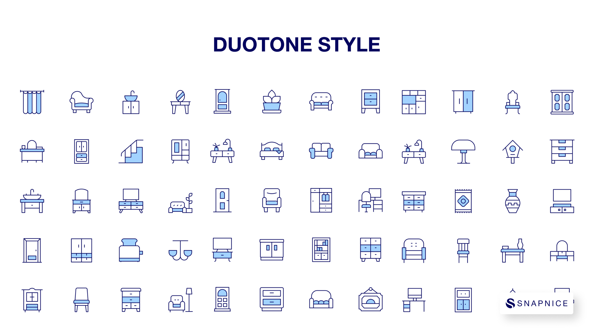 Home furniture Icon Set P1 7