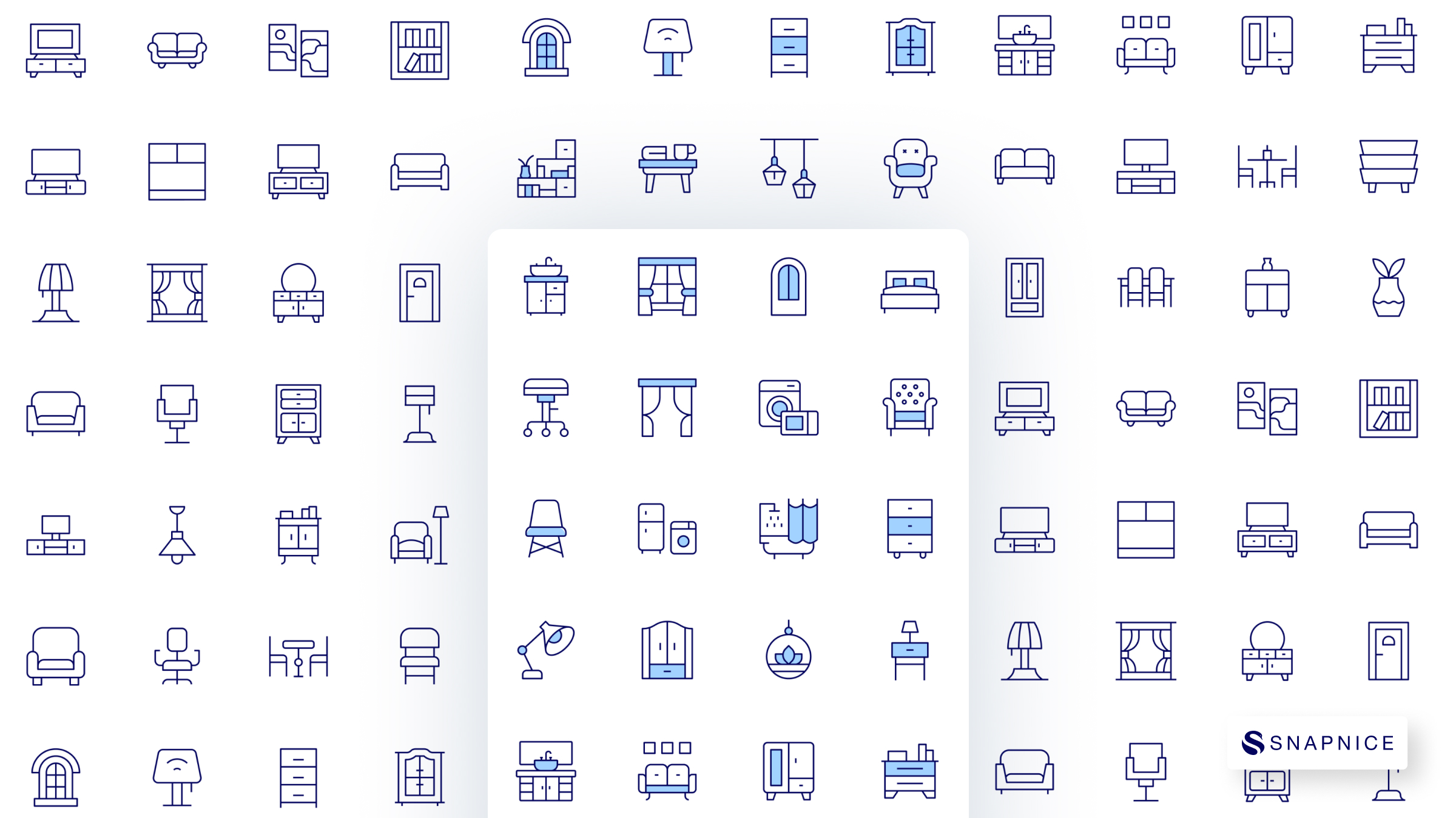 Home furniture Icon Set P3 3
