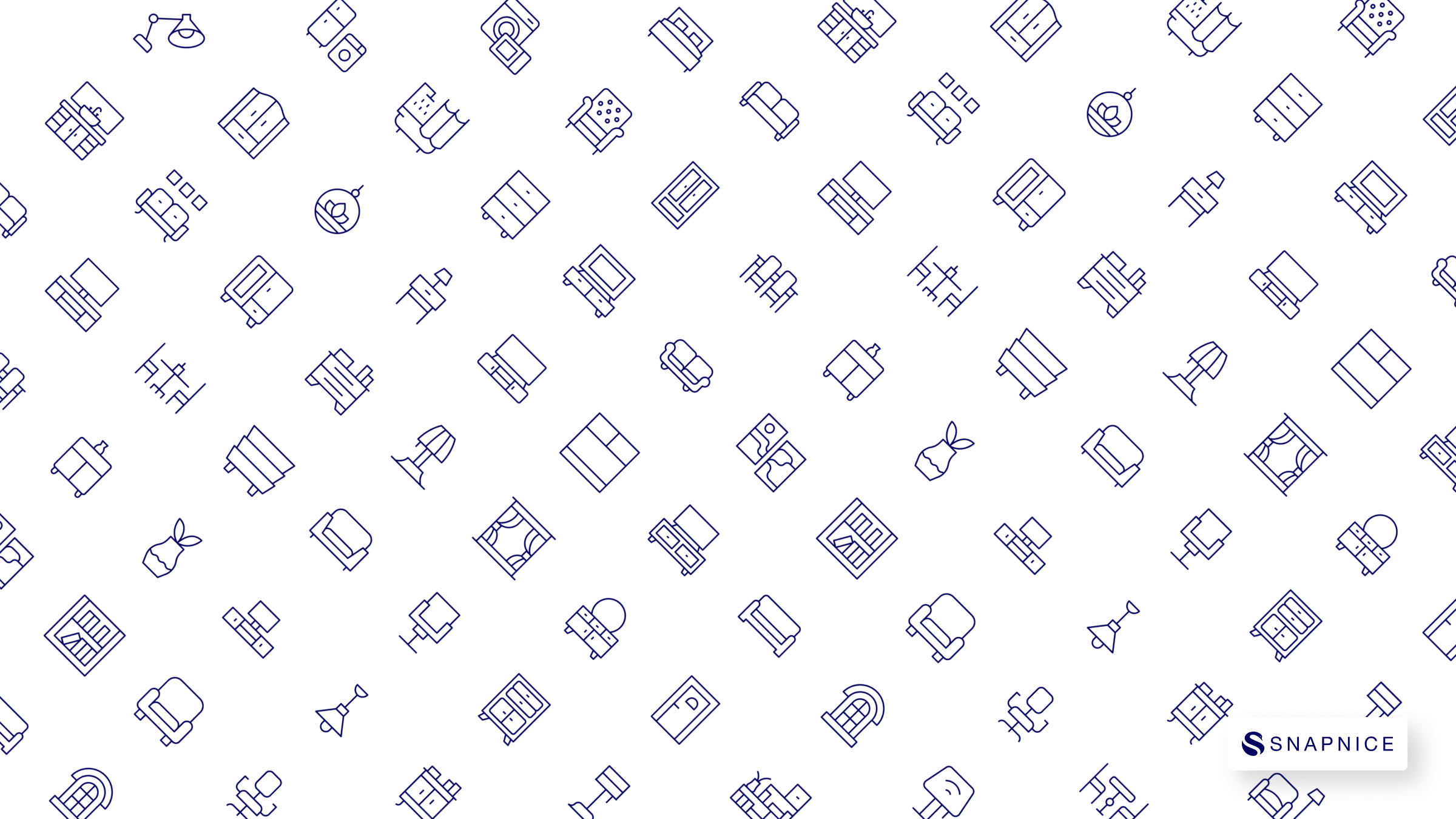 Home furniture Icon Set P3 6