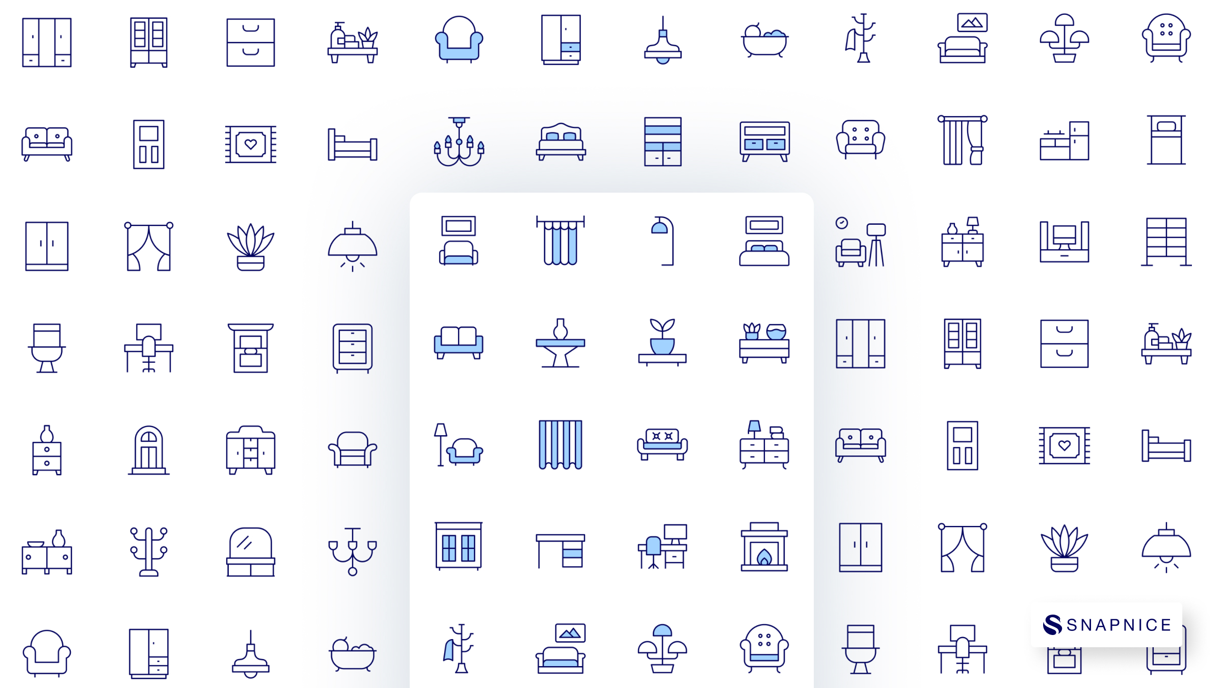 Home furniture Icon Set P4 3