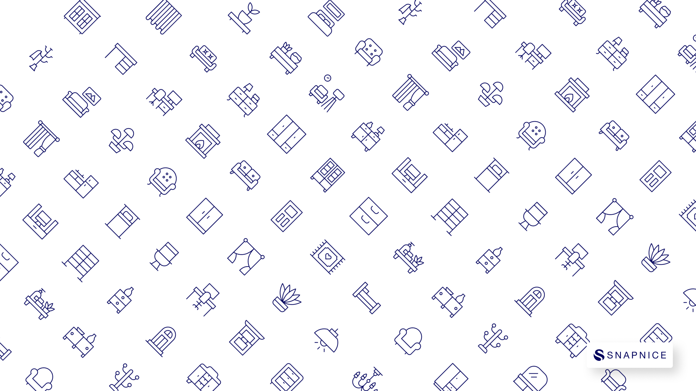 Home furniture Icon Set P4 6