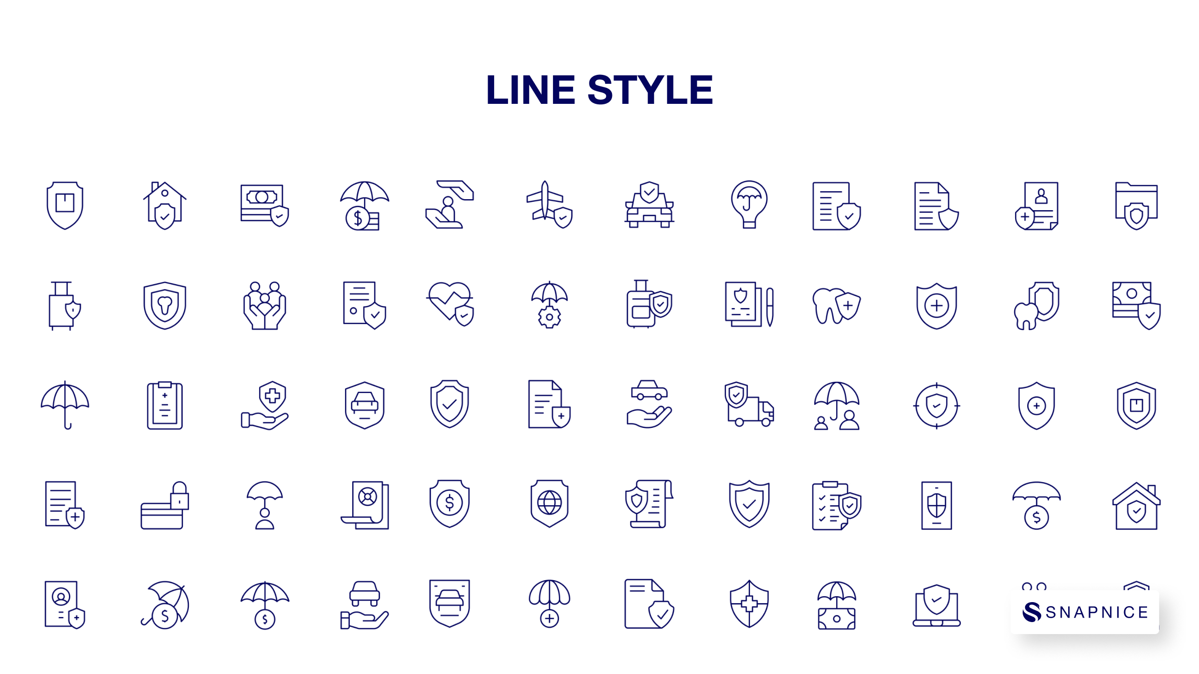 Insurance Icon Set P1 8