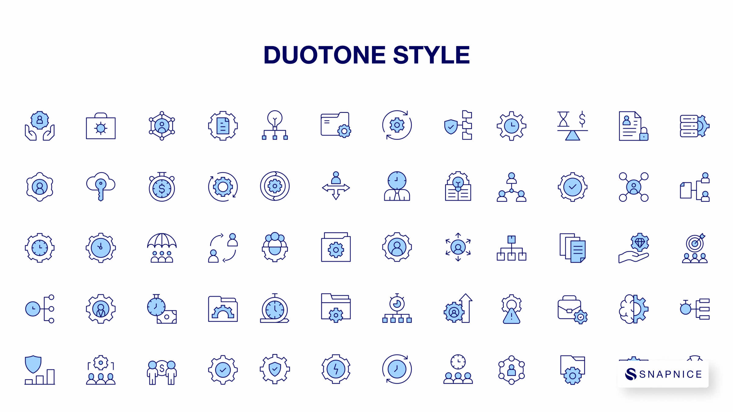Management Icon Set 6