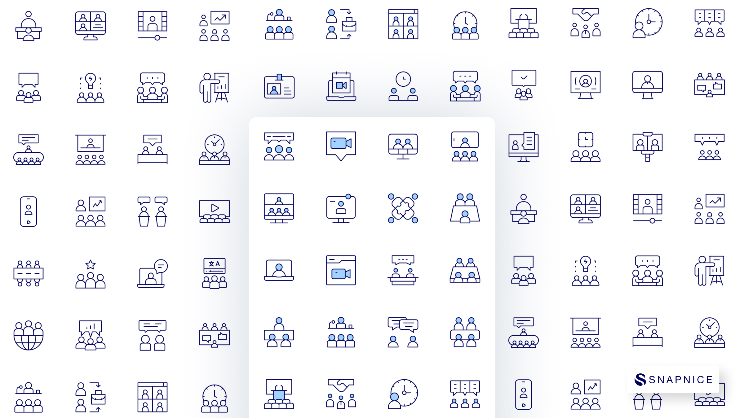 Meeting Icon Set 2