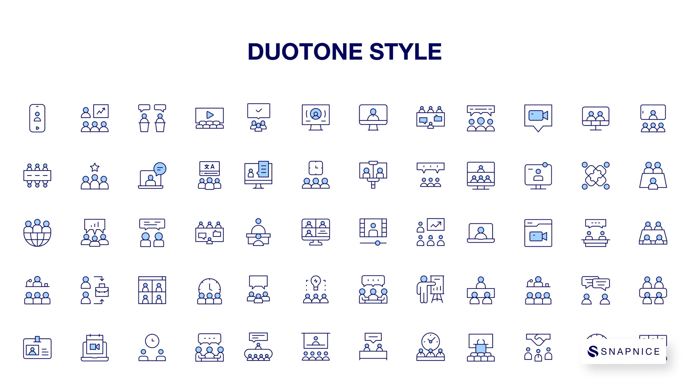 Meeting Icon Set 6