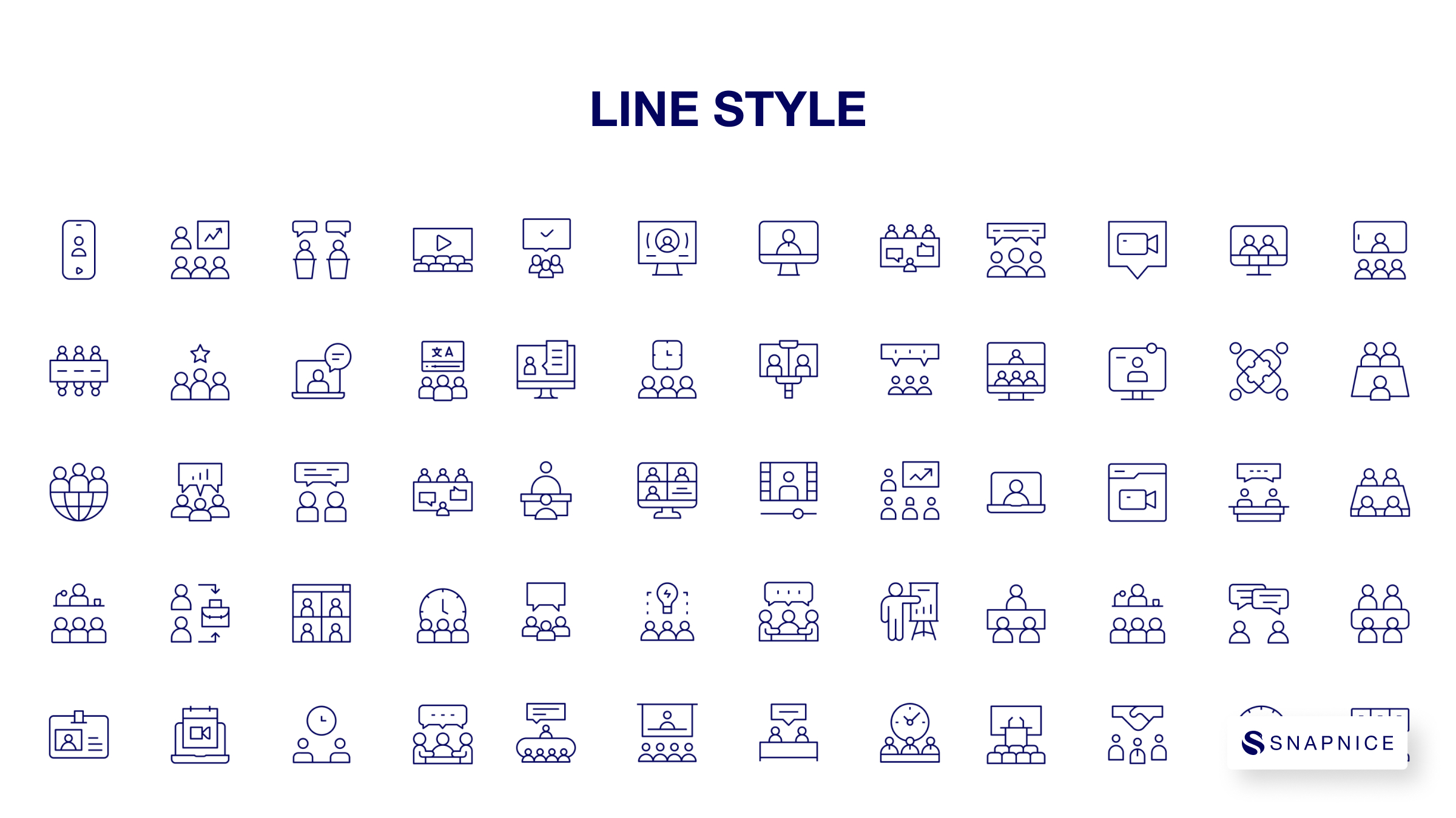 Meeting Icon Set 7