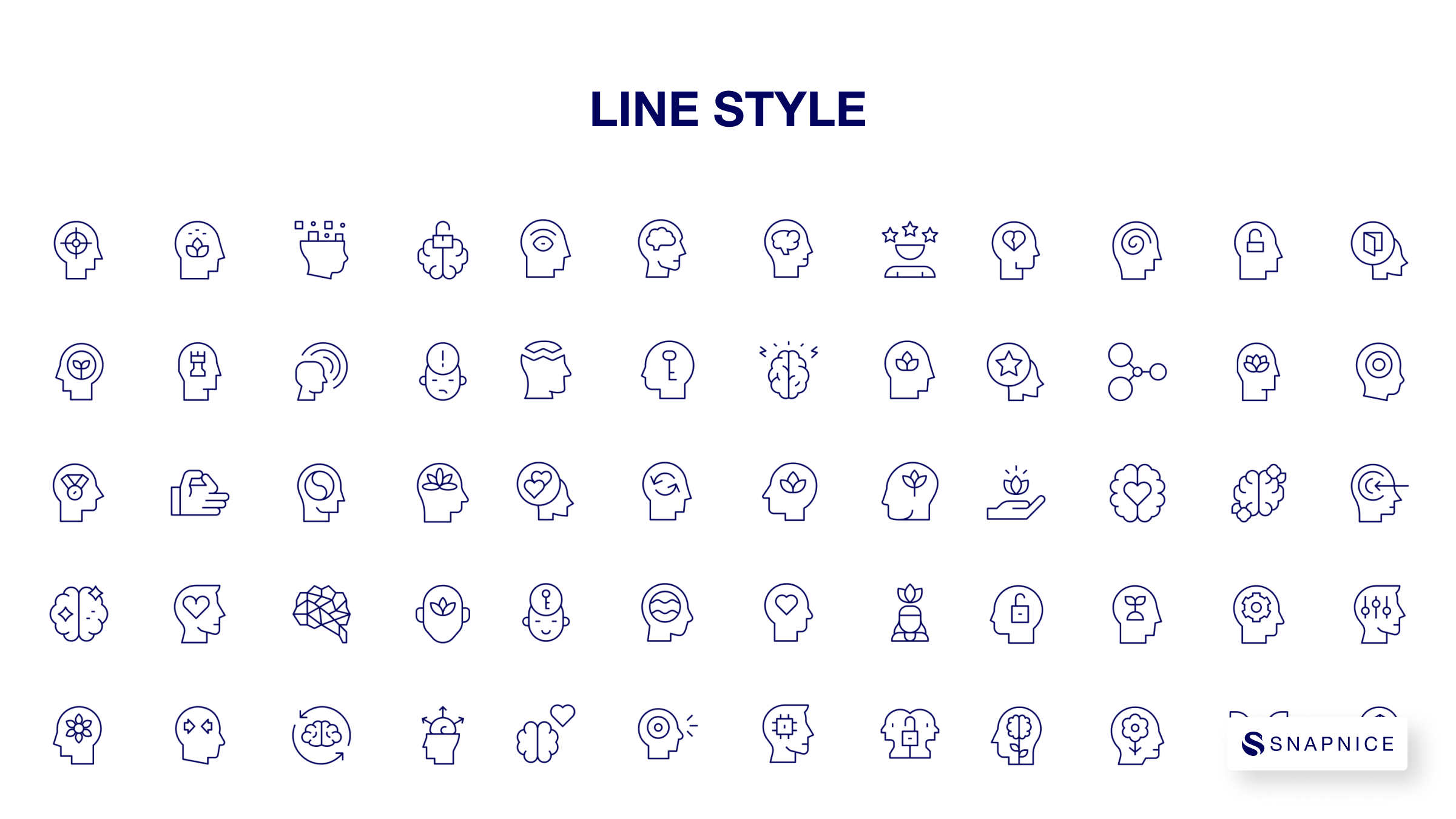 Mindfulness Icon Set 7