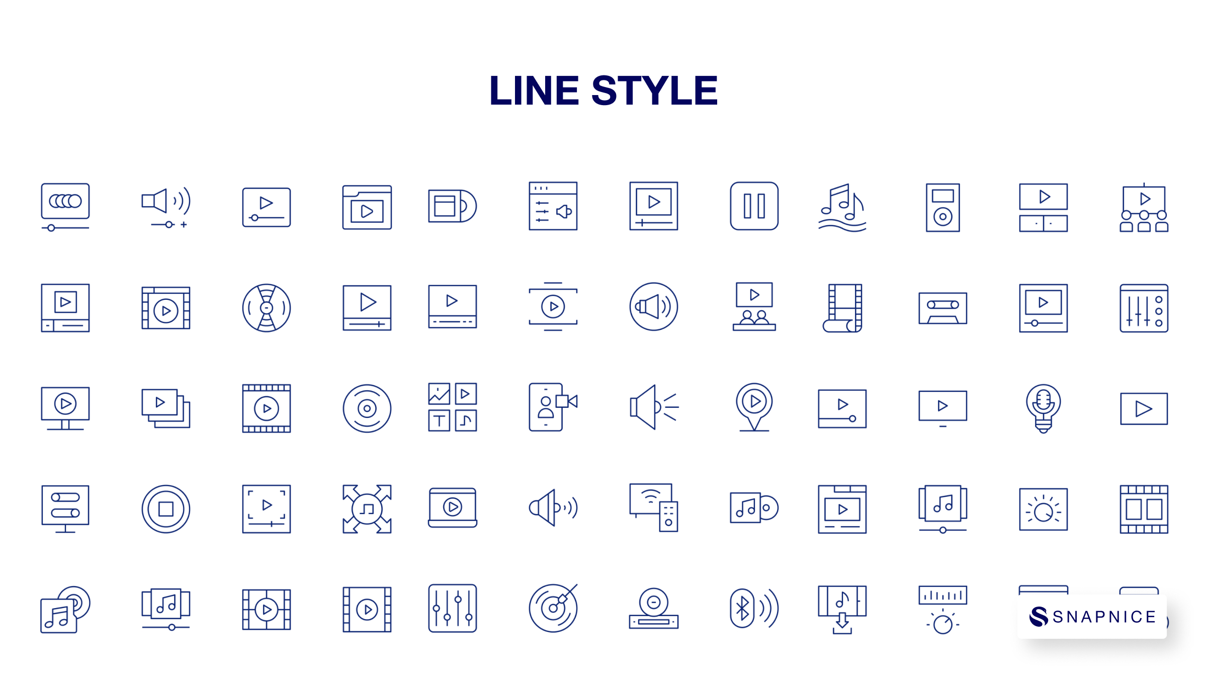 Multimedia Icon Set P1 8