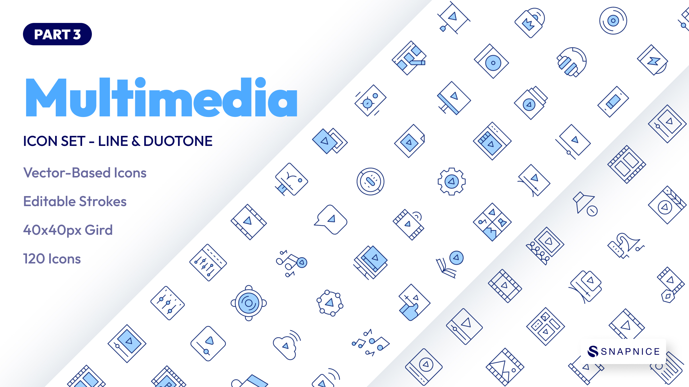 Multimedia Icon Set P3 2