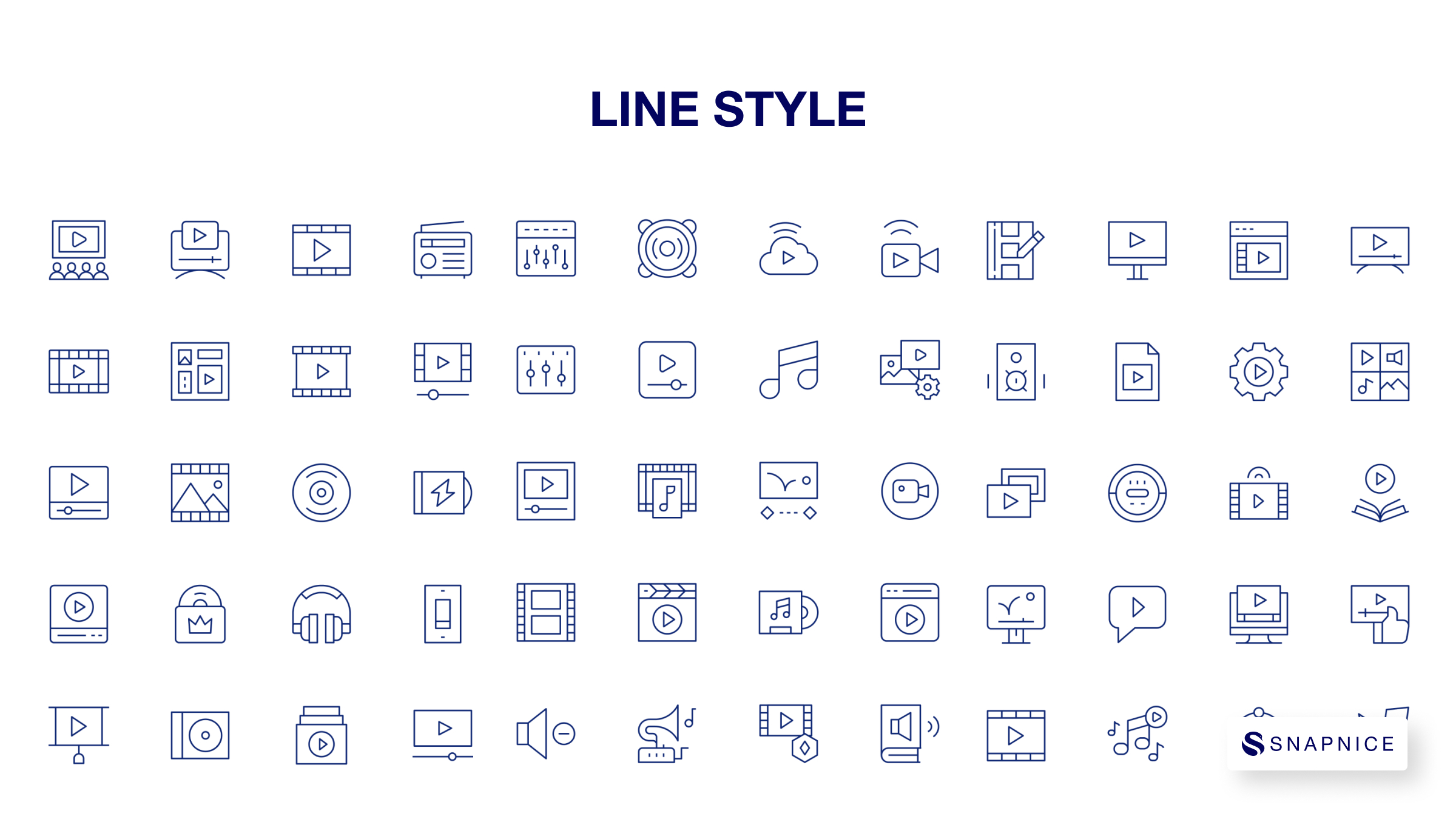 Multimedia Icon Set P3 8