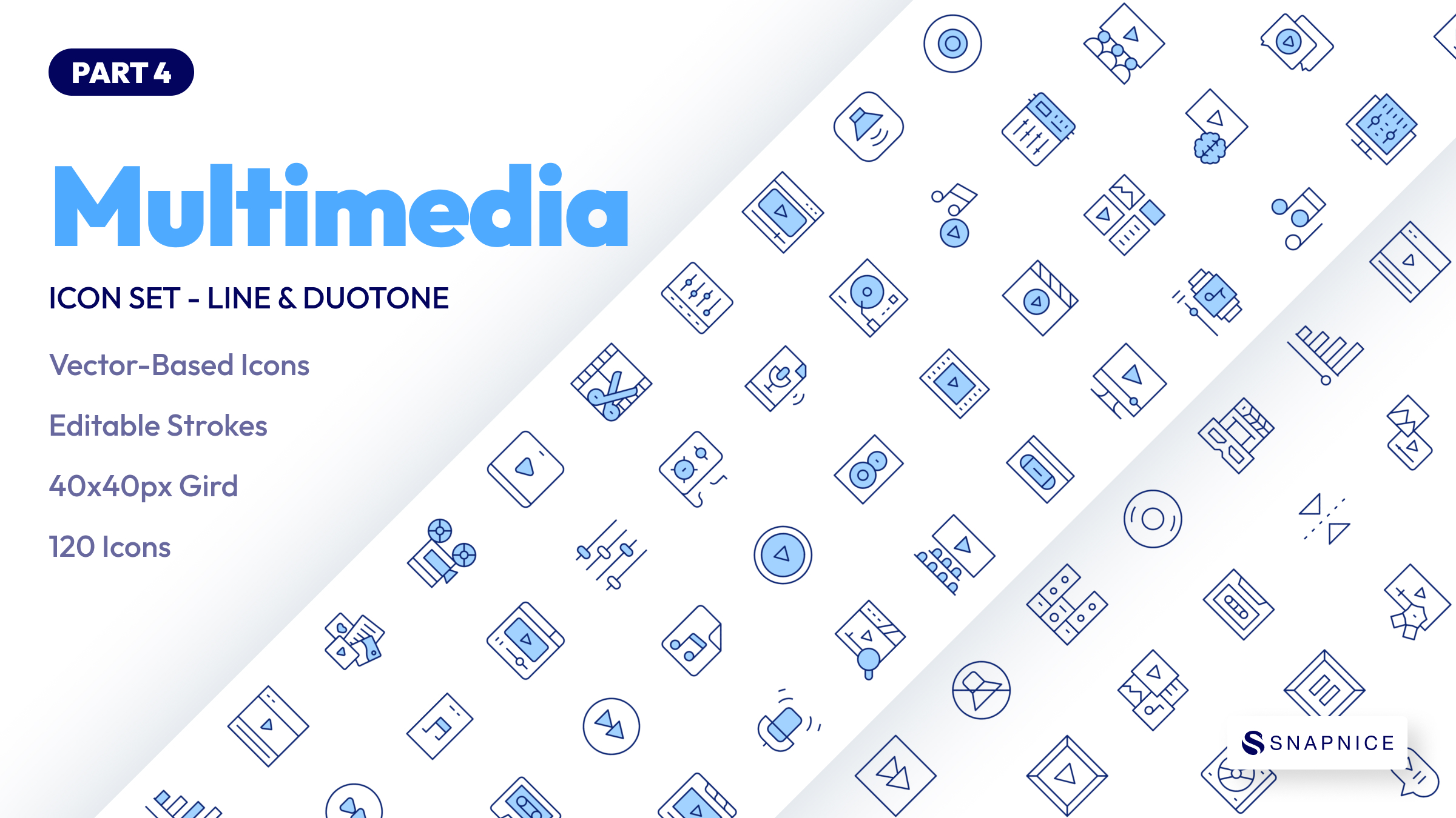 Multimedia Icon Set P4 2