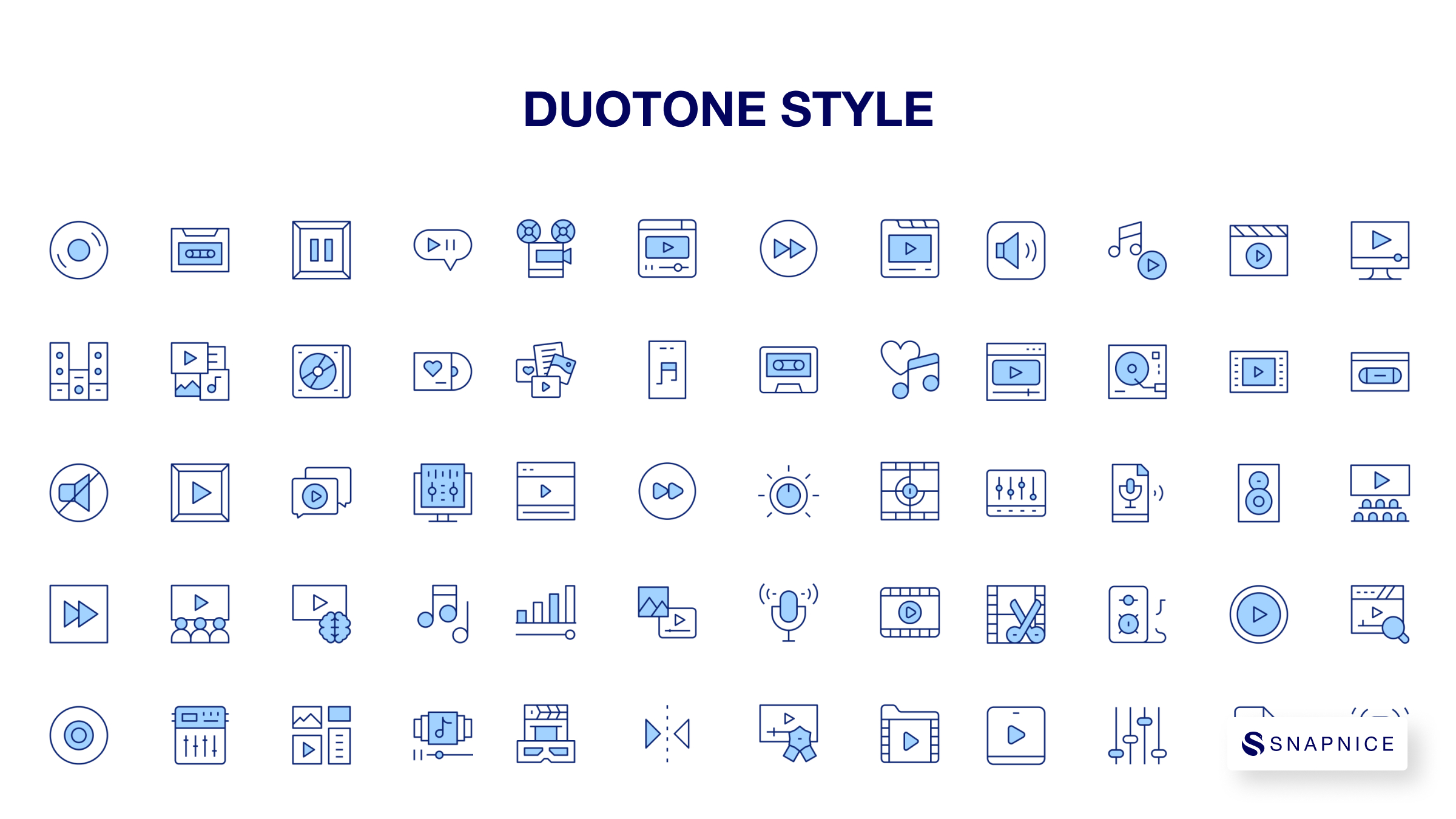 Multimedia Icon Set P4 7