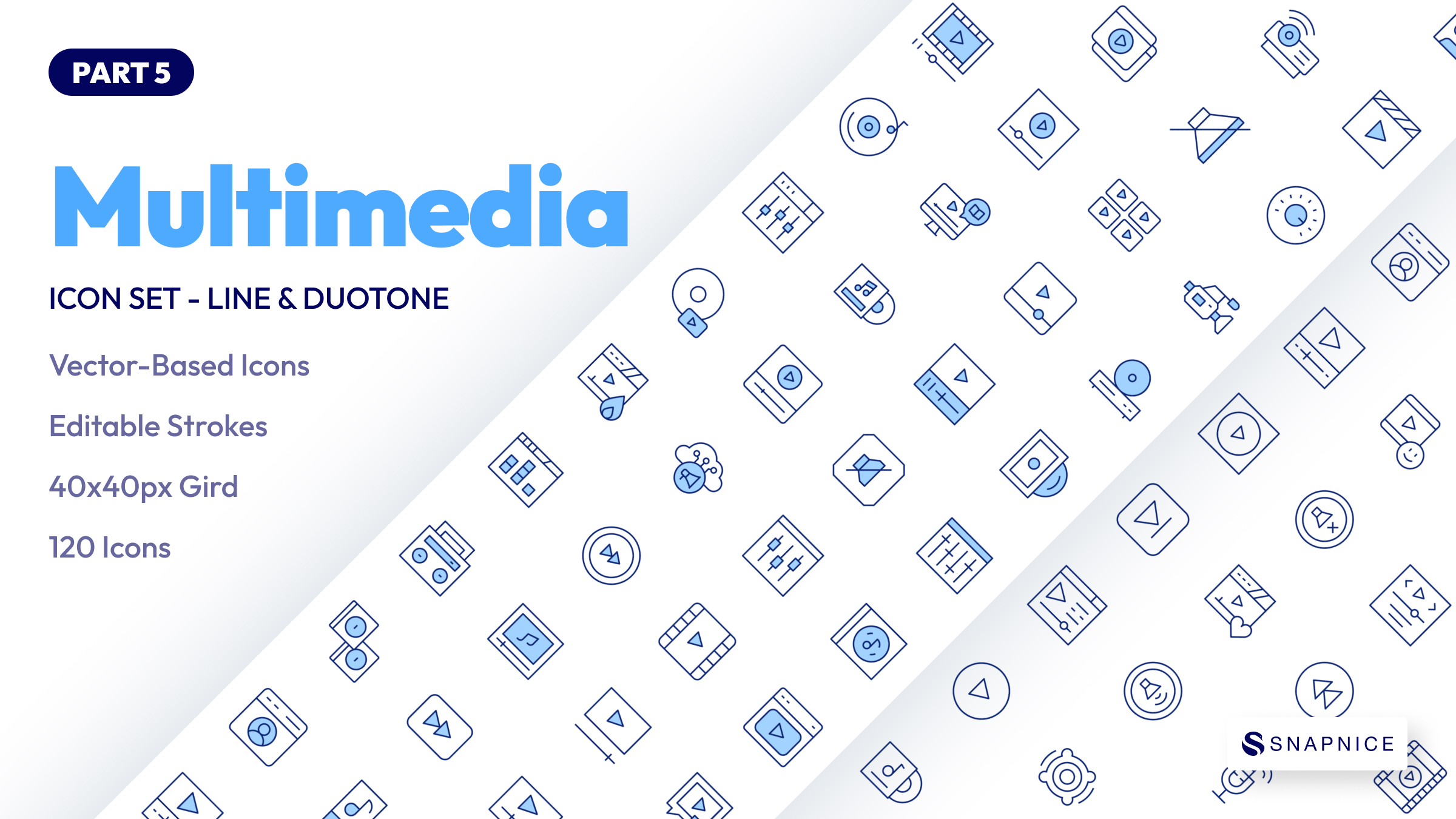 Multimedia Icon Set P5 2