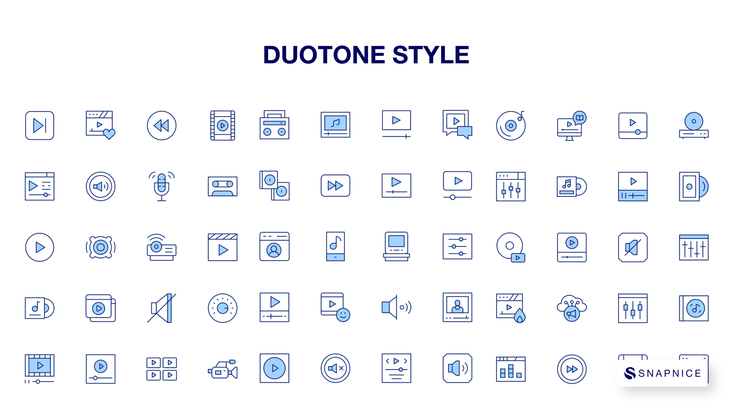 Multimedia Icon Set P5 7