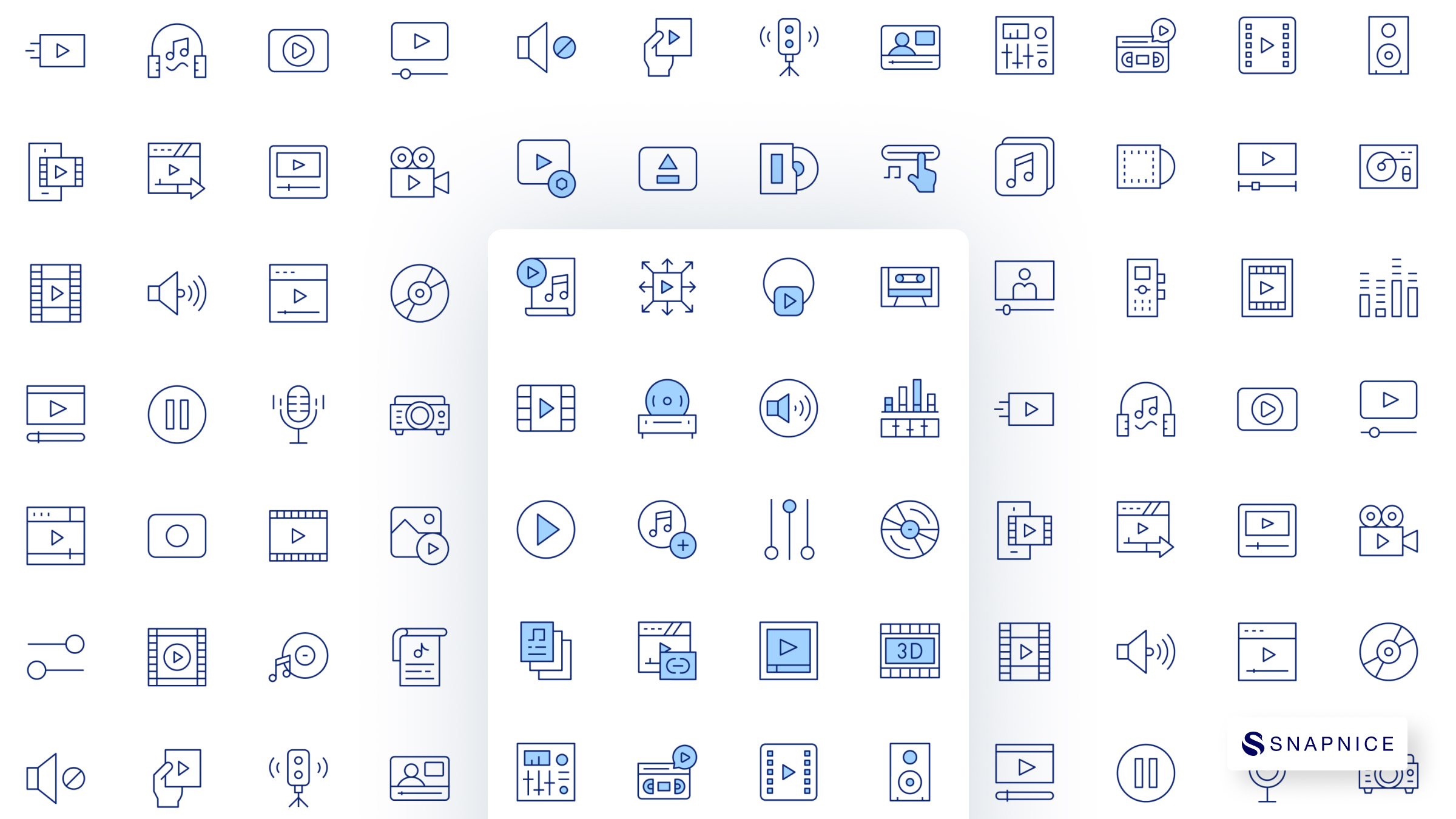 Multimedia Icon Set P6 3