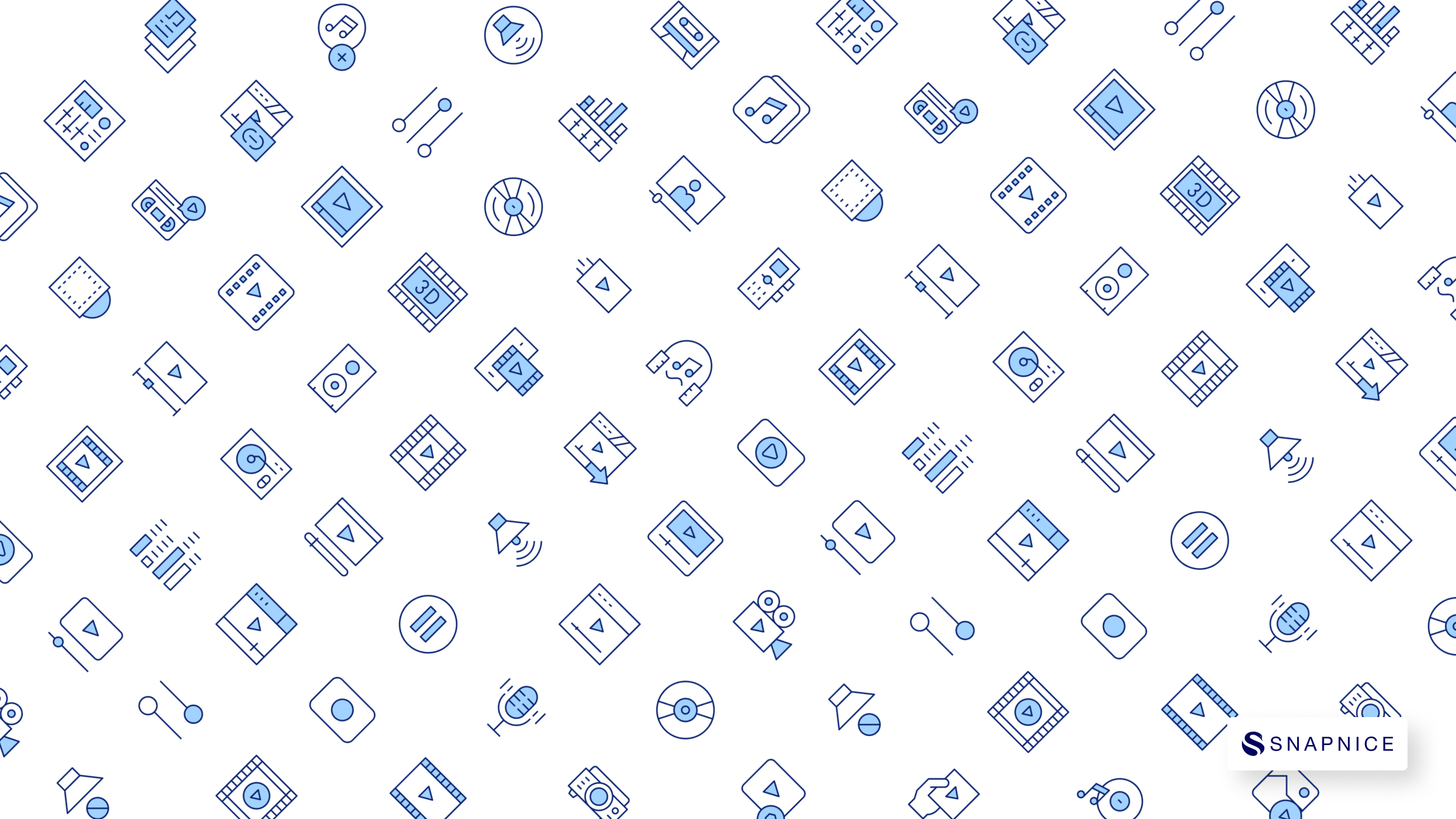 Multimedia Icon Set P6 5