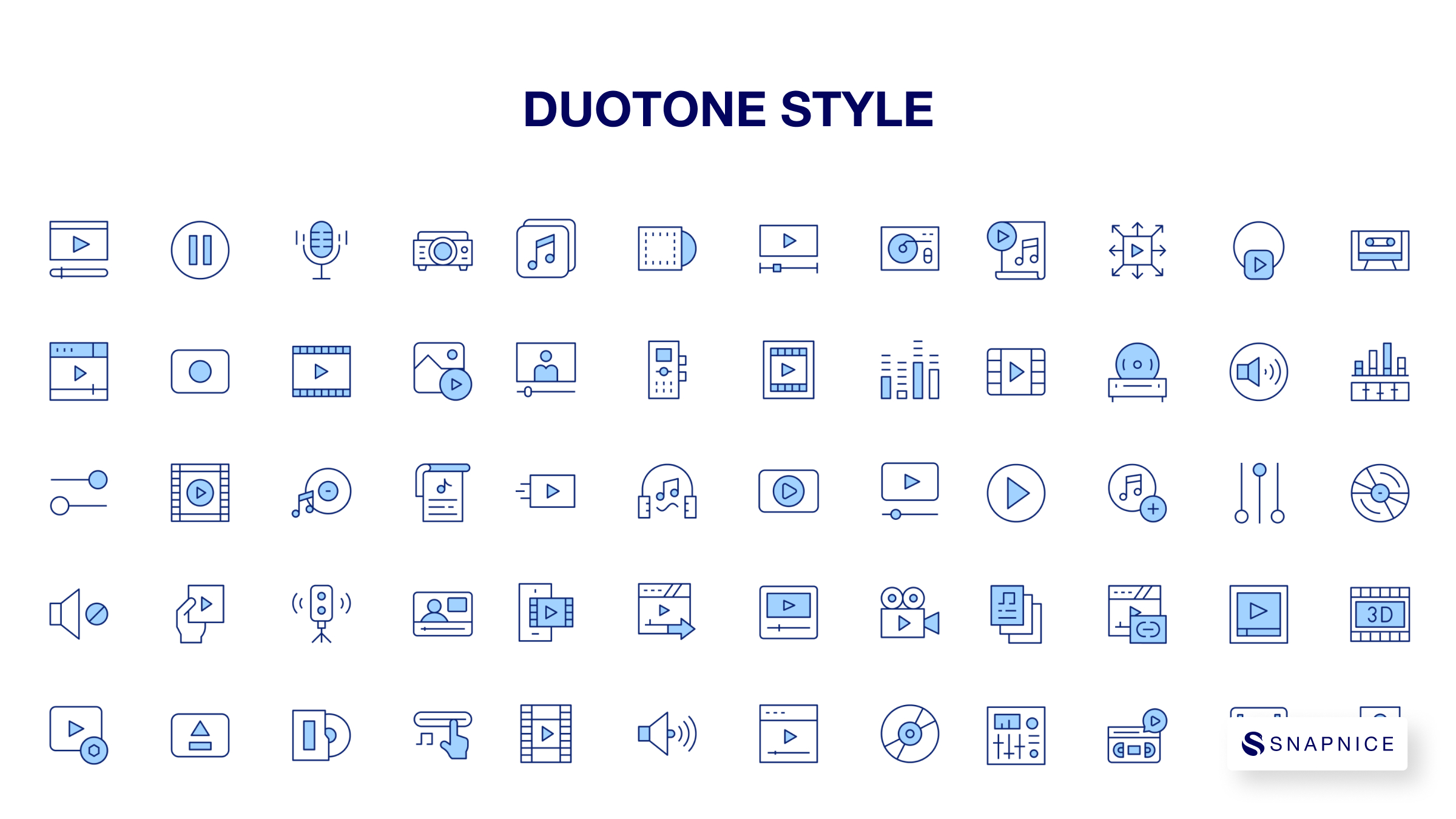 Multimedia Icon Set P6 7