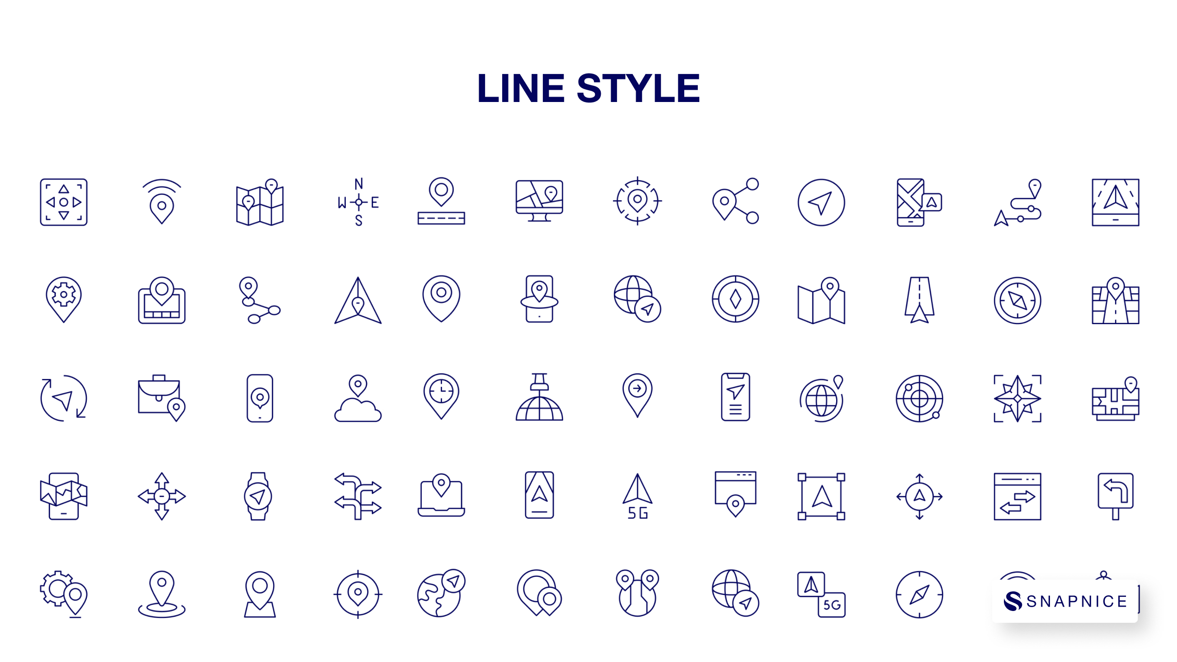 Navigation Icon Set 8