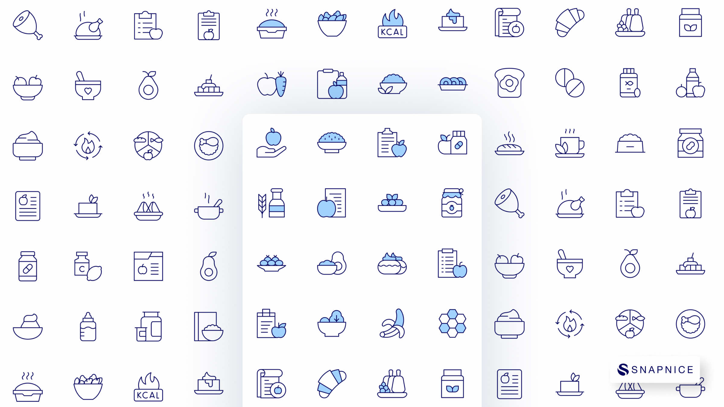 Nutrition Icon Set 2